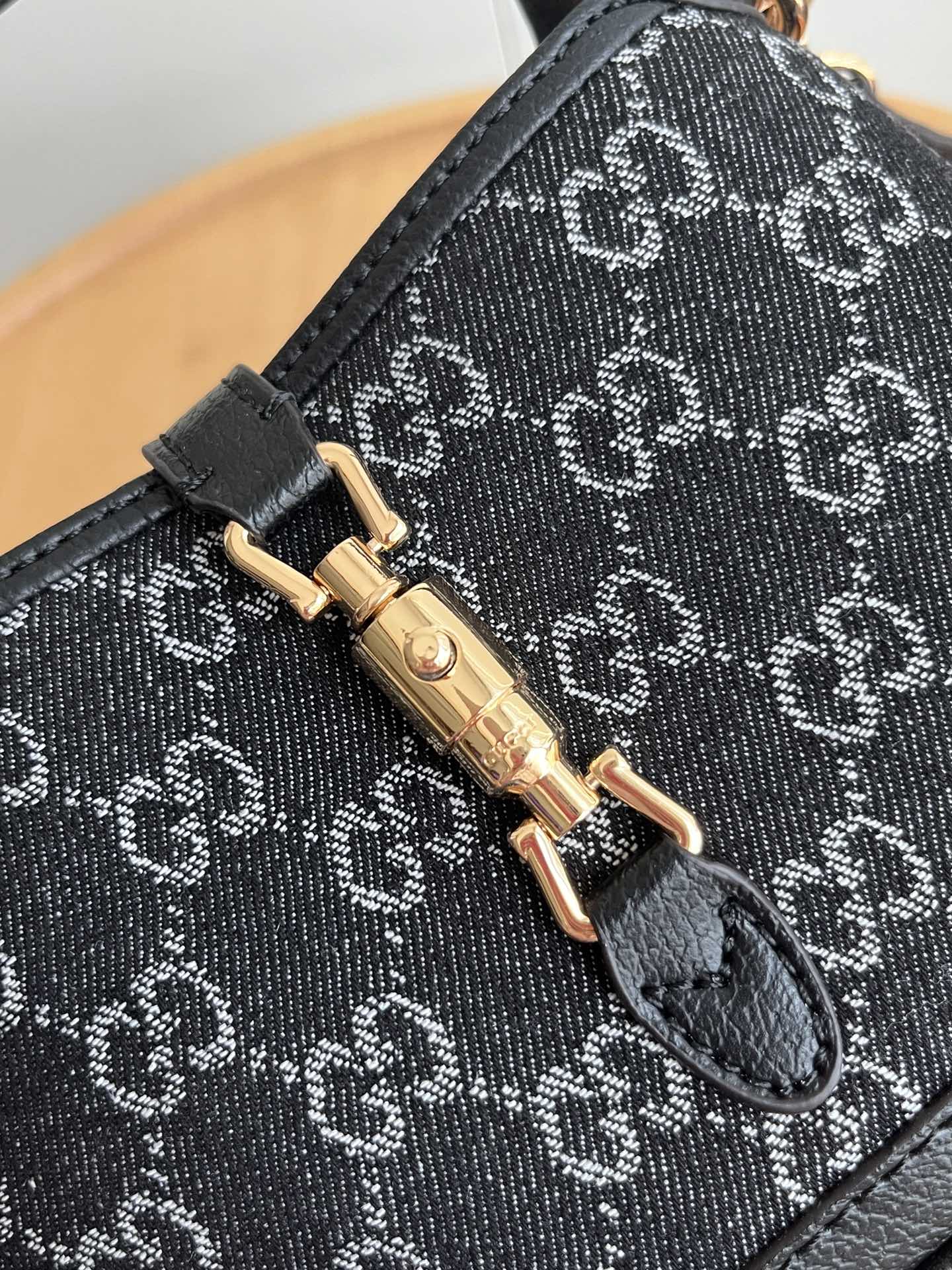 Gucci Mini Jackie 1961 Bag in Horsebit Black Denim and GHW - Bag