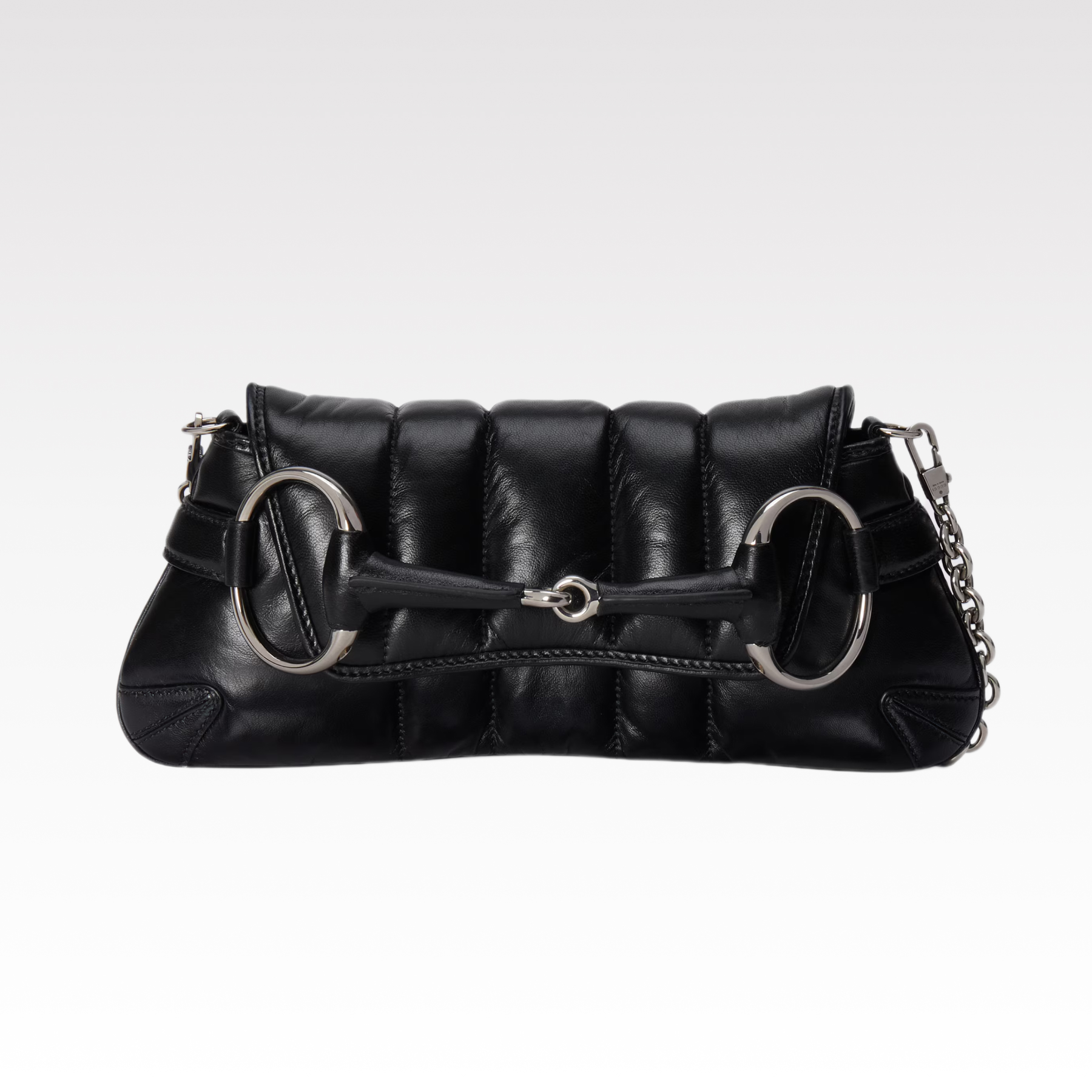 Gucci Horsebit Chain Small Shoulder Bag Black - Bag