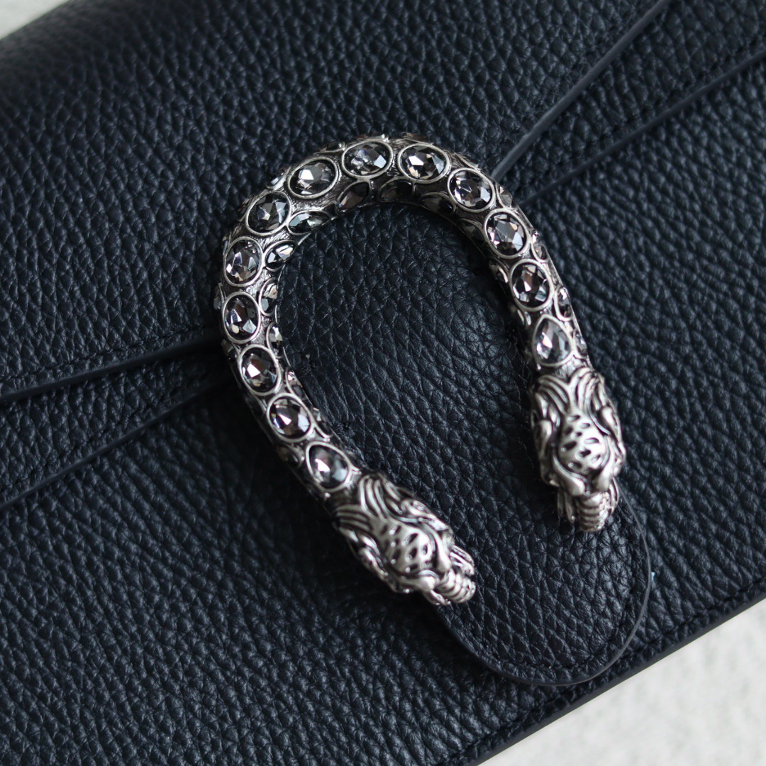 [TOP] Gucci DIONYSUS GG crossbody bag Black - Bag