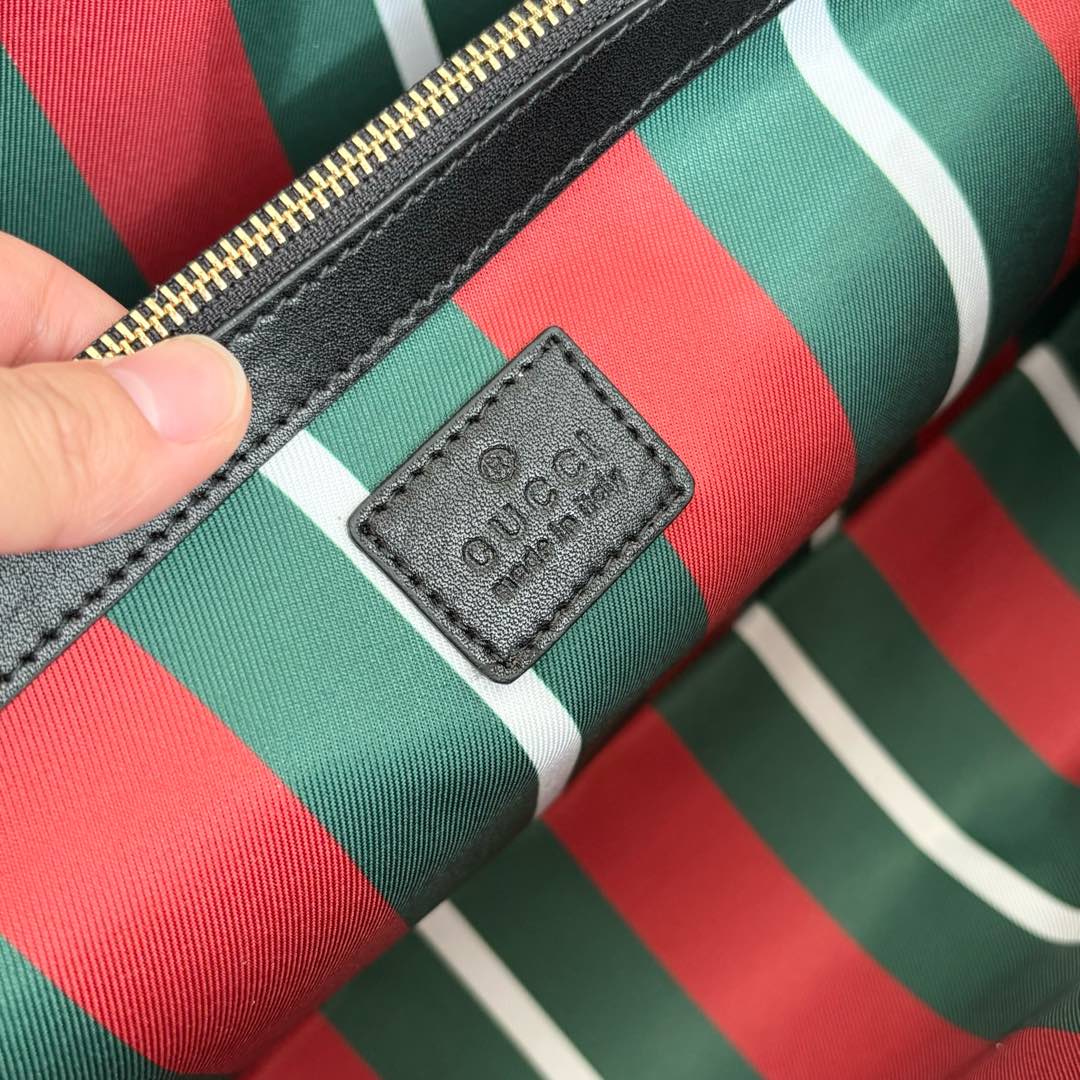 Gucci GG Emblem Large black tote bag