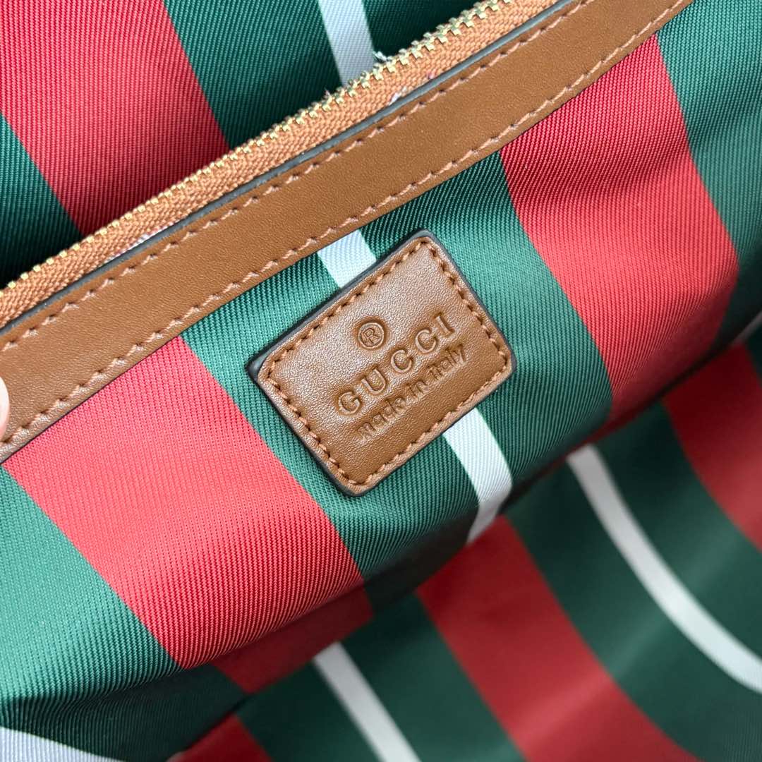 Gucci GG Emblem Large brown tote bag