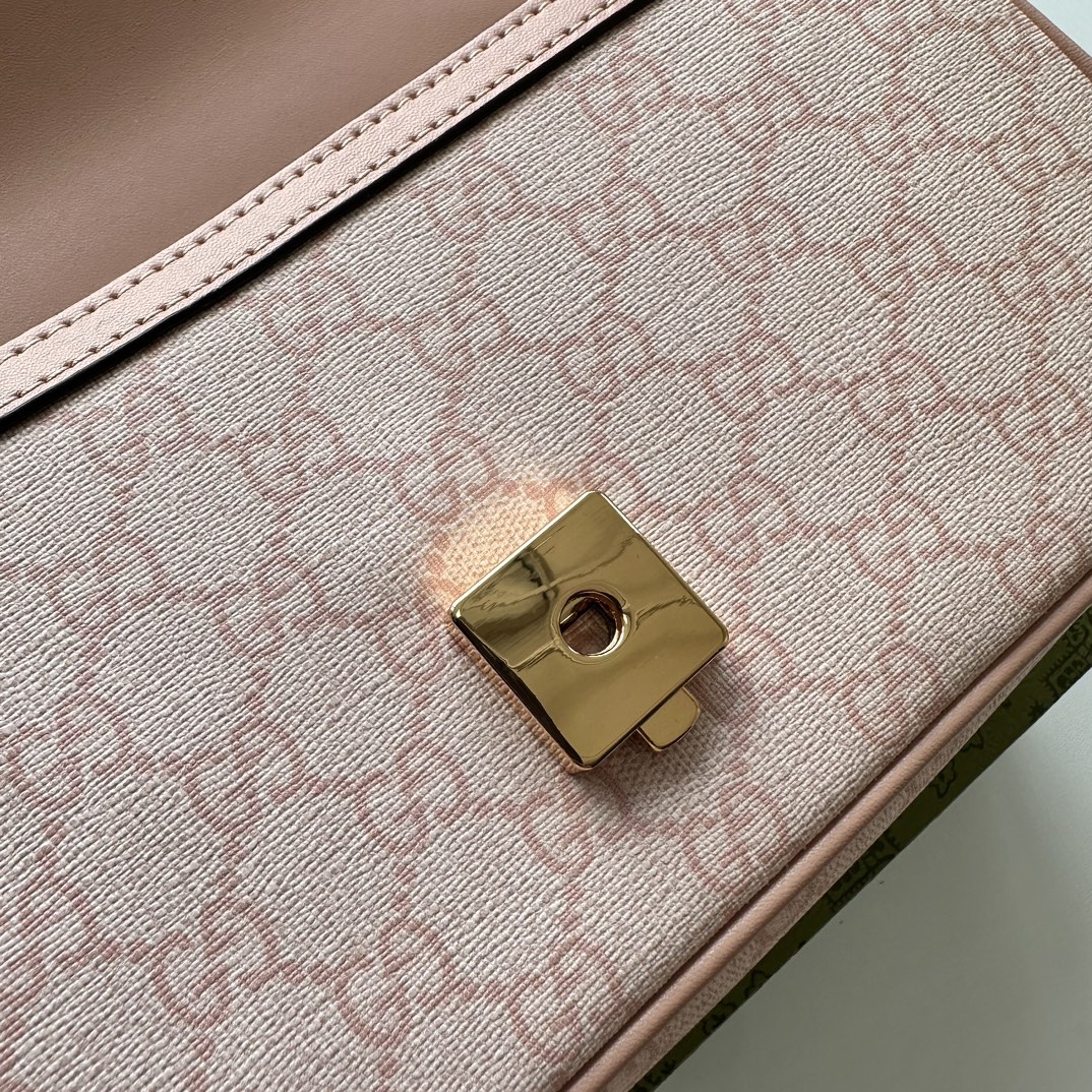 Gucci Horsebit 1955 Small Pink Shoulder Bag