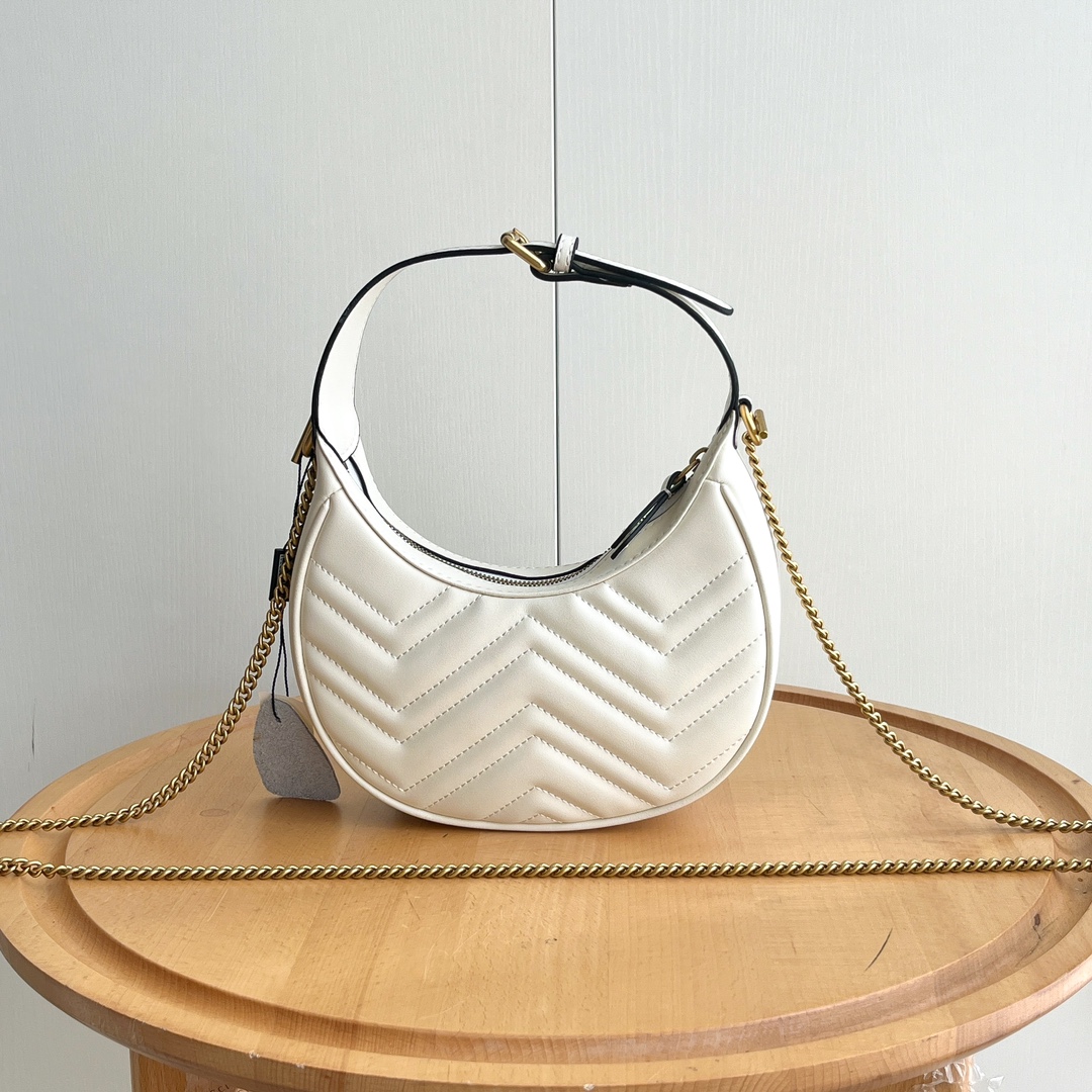 Gucci GG Marmont Small shoulder Bag White - Bag