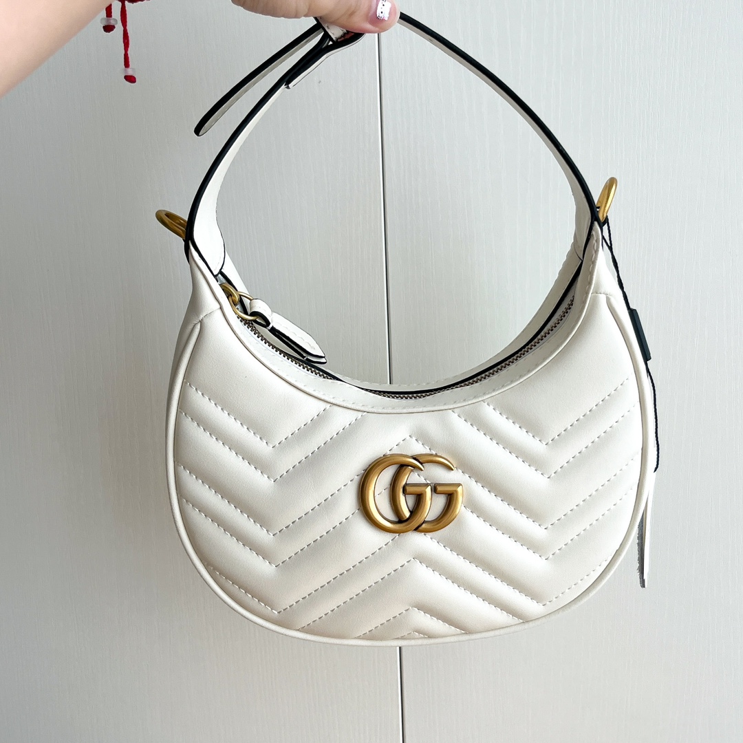 Gucci GG Marmont Small shoulder Bag White - Bag