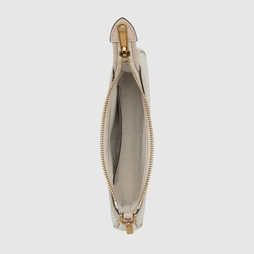 [TOP]Gucci GG Ophidia mini bag in beige and white