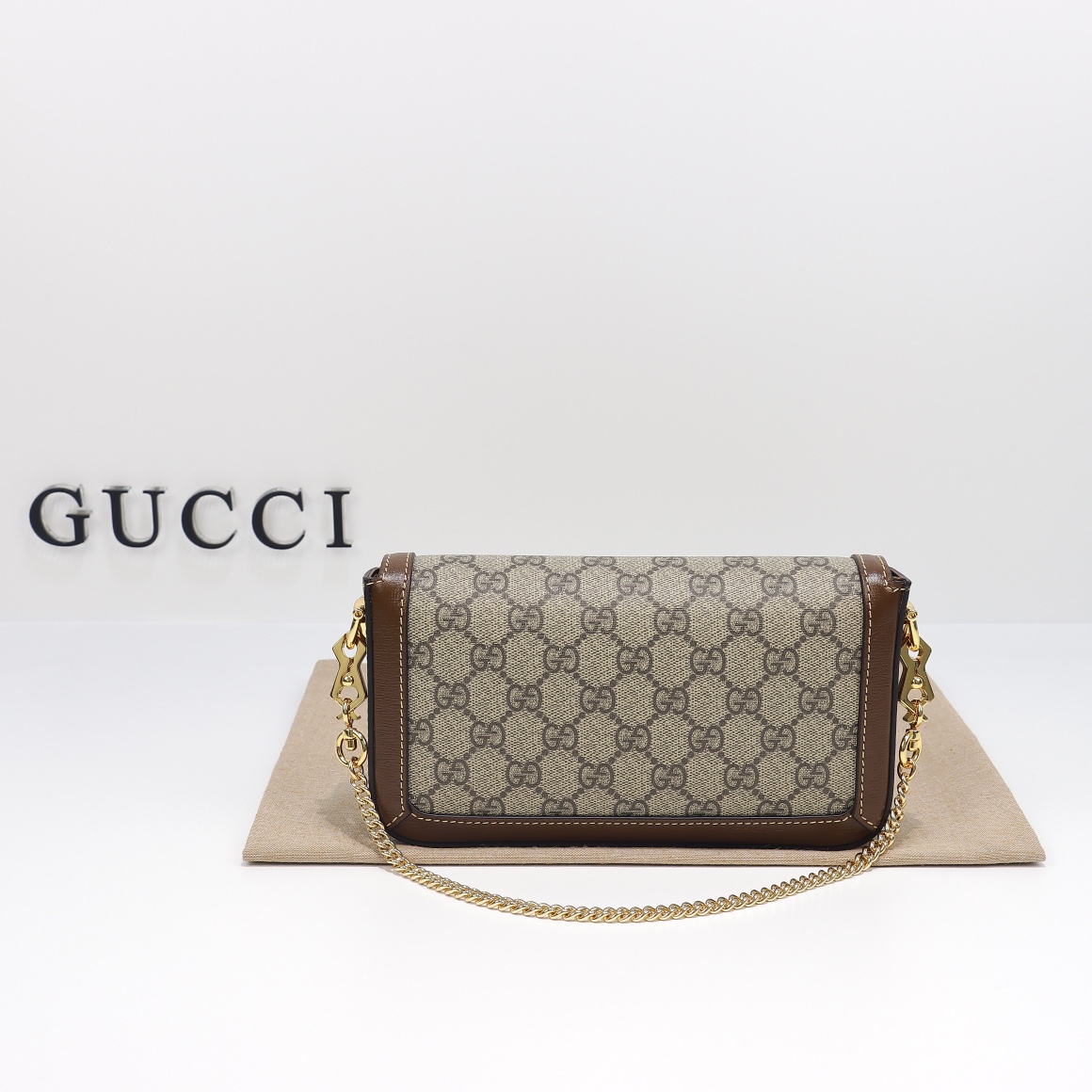 Gucci Horsebit 1955 small shoulder bag Beige - Bag