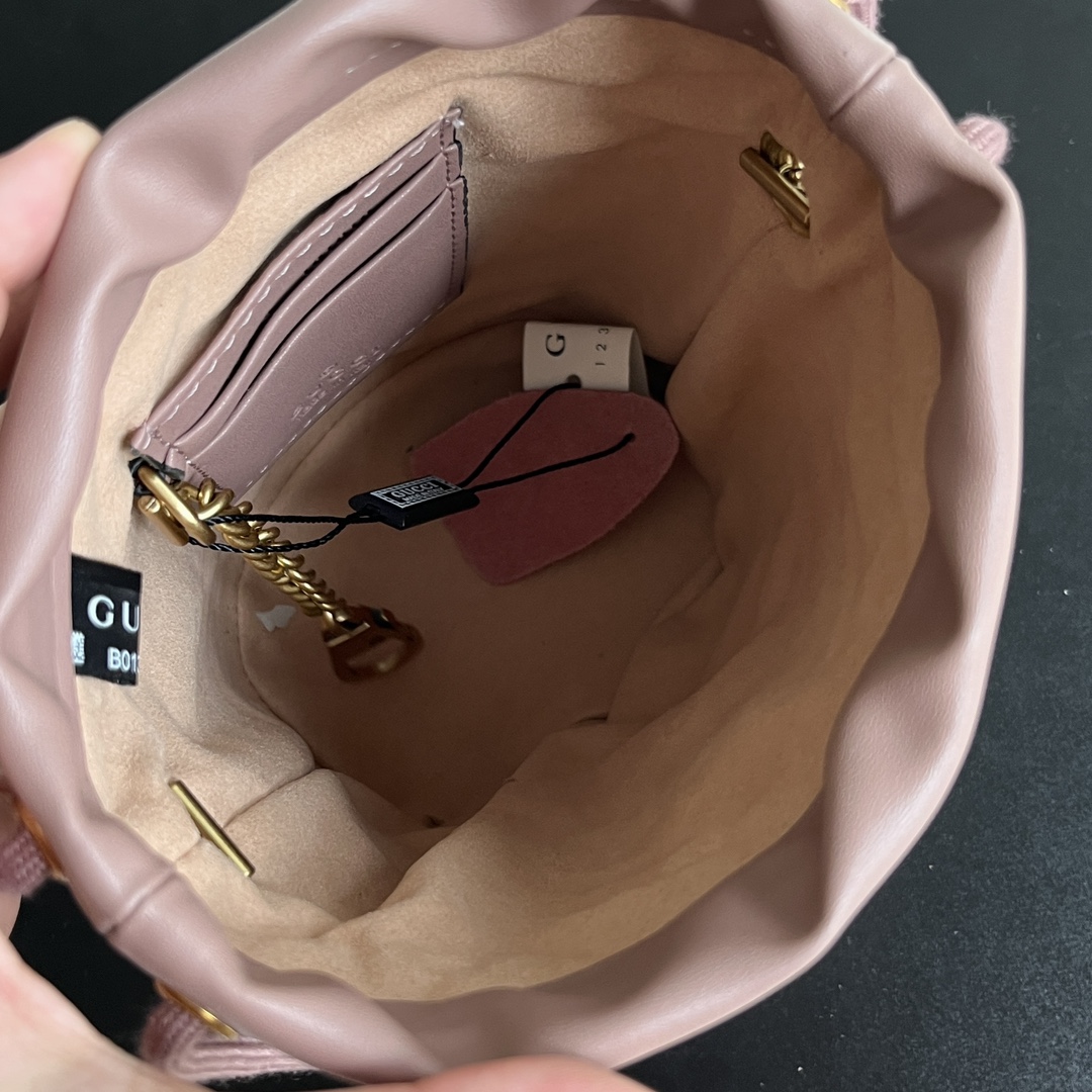 Gucci GG marmont mini bucket bag Beige - Bag