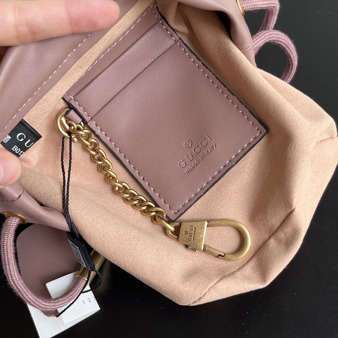 Gucci GG marmont mini bucket bag Beige - Bag