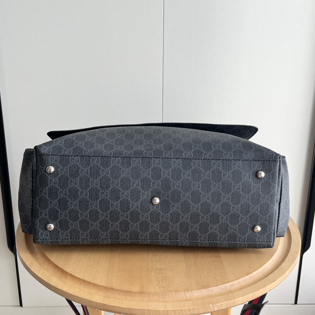 GUCCI GG Diaper Bag Black Monogram