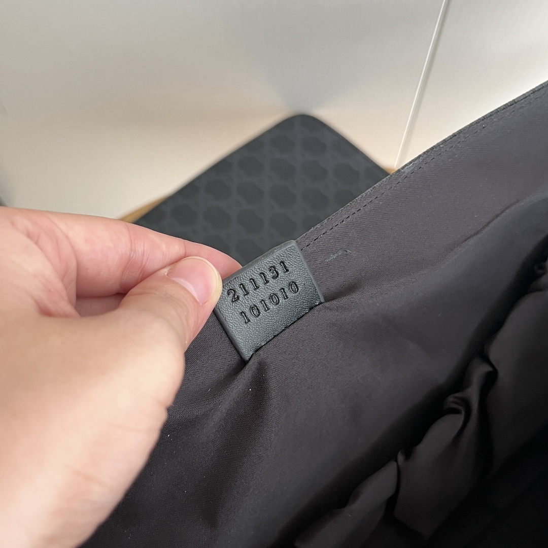 GUCCI GG Diaper Bag Black Monogram