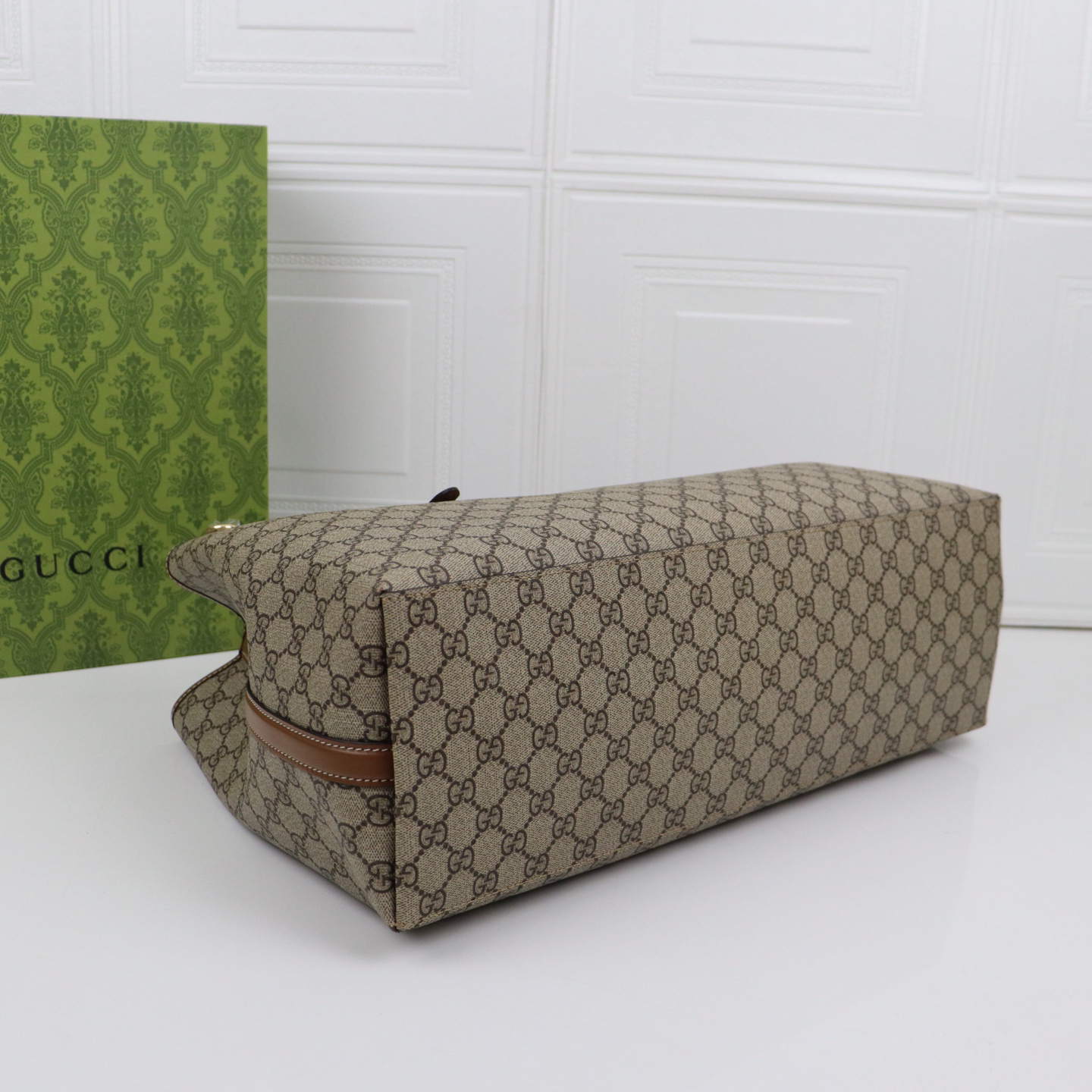 Gucci GG Emblem Maxi brown tote bag