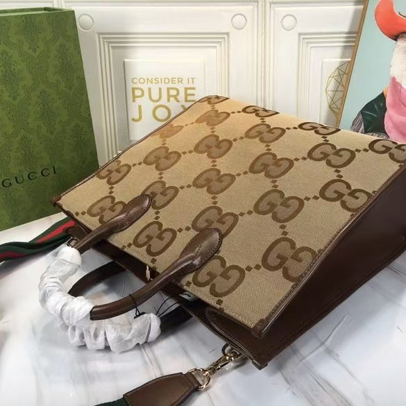 GUCCI Branded Shoulder Bag Jumbo GG Tote Bag