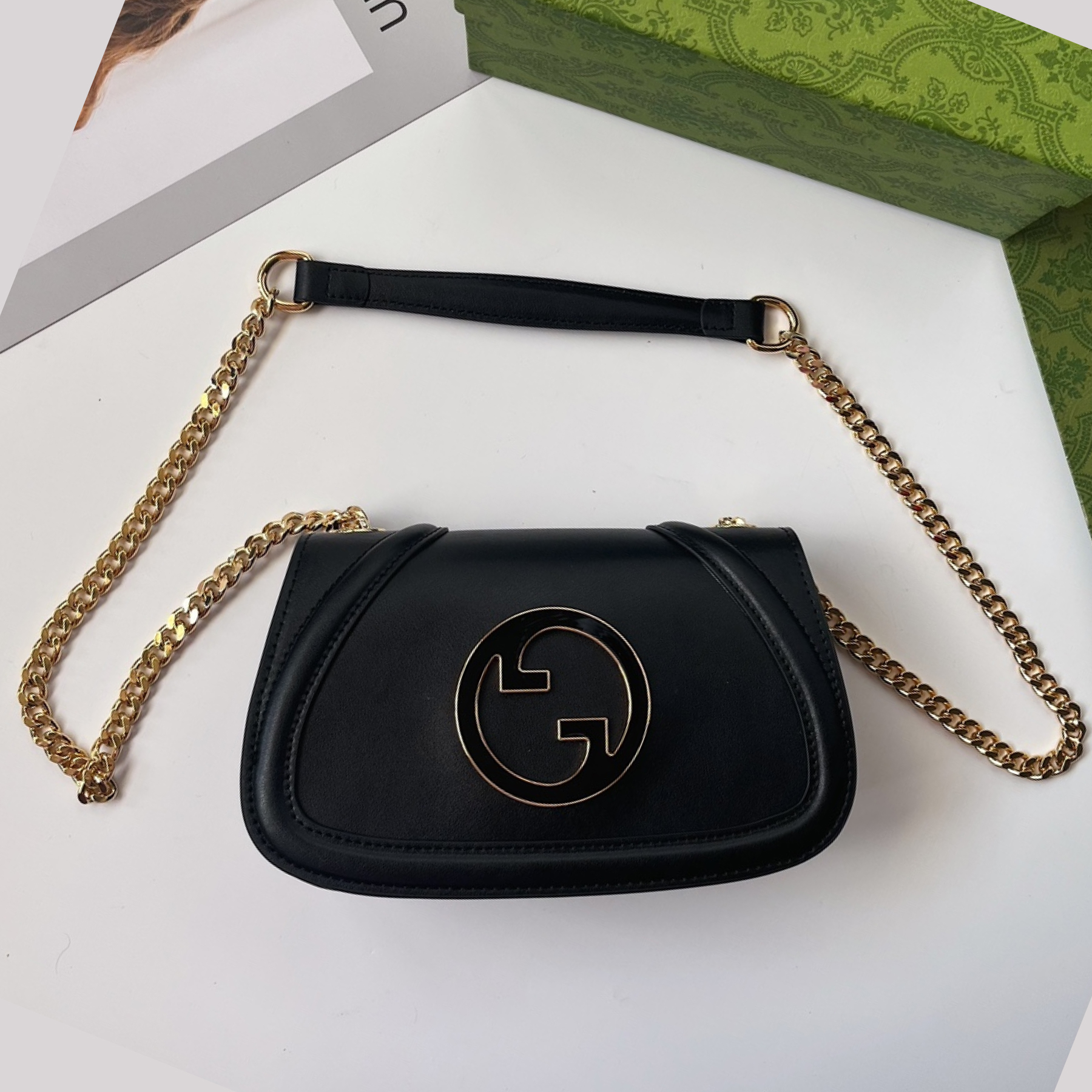 Gucci Blondie Mini Shoulder Bag - Black Bag