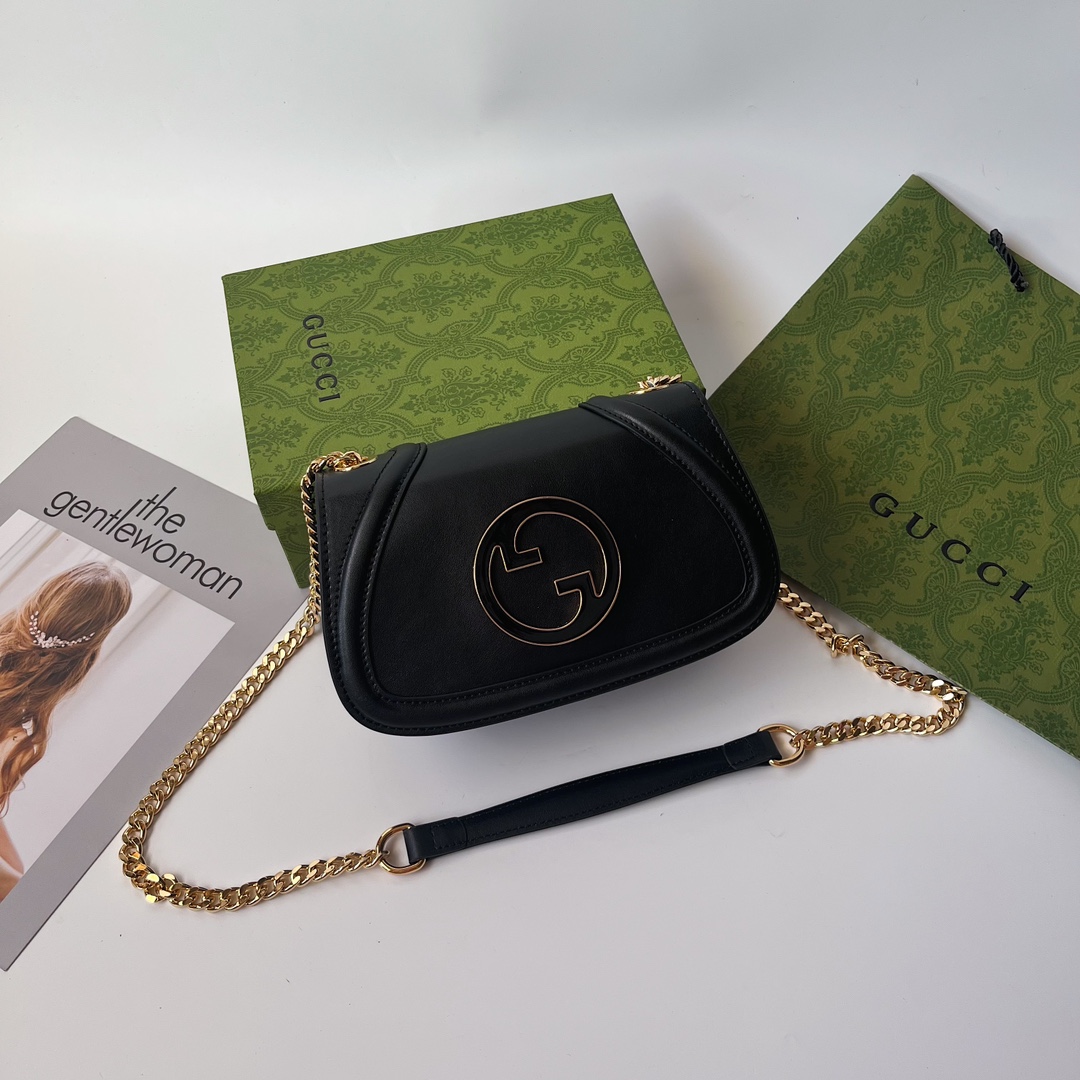 Gucci Blondie Mini Shoulder Bag - Black Bag