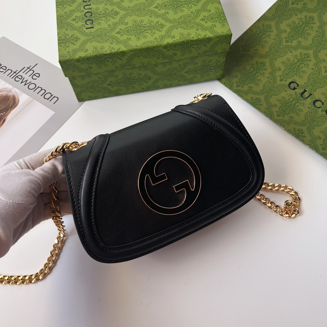 Gucci Blondie Mini Shoulder Bag - Black Bag