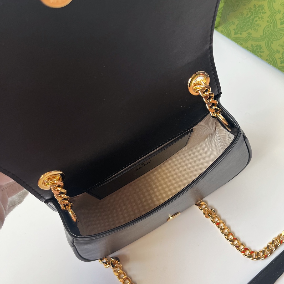 Gucci Blondie Mini Shoulder Bag - Black Bag