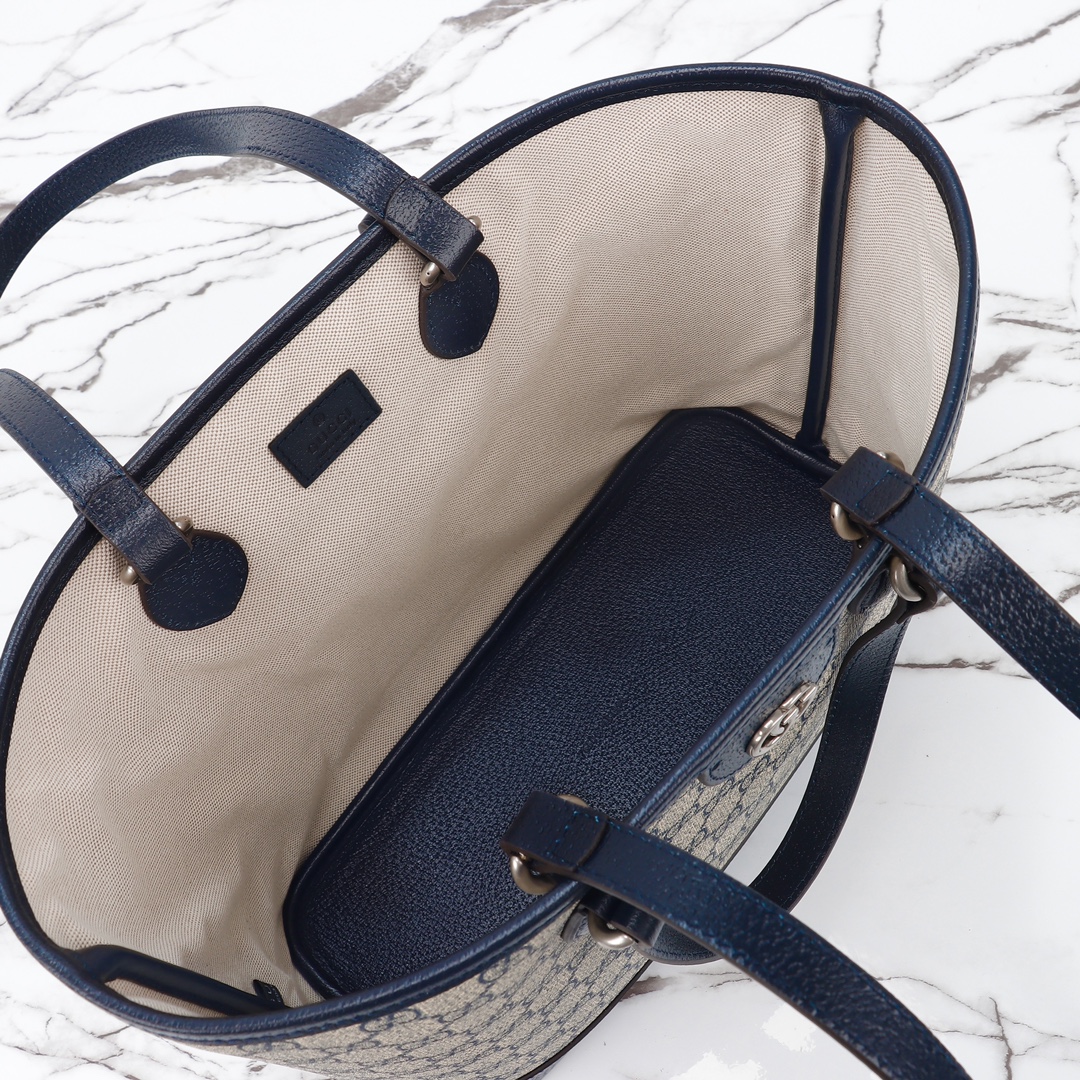 Gucci Ophidia Large Tote Bag - Blue Bag