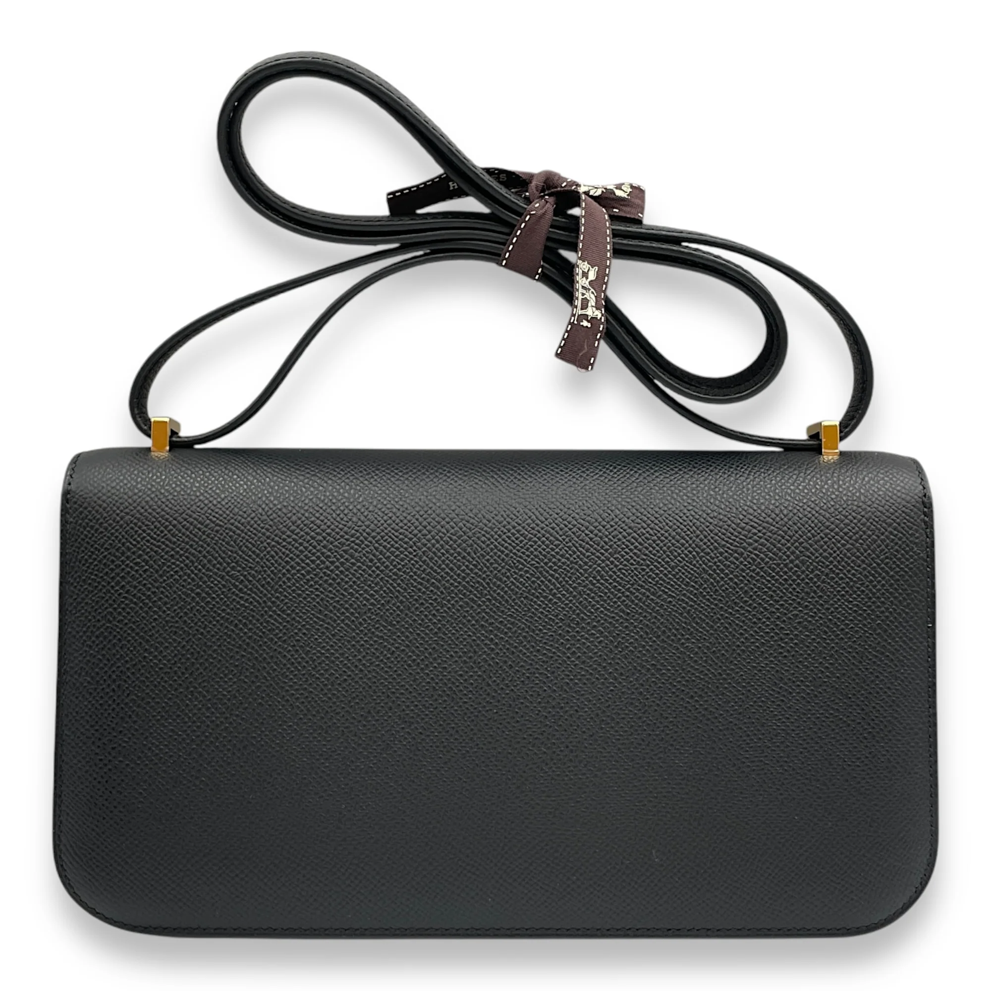 Constance Elan Black in Epsom, Gold hardware