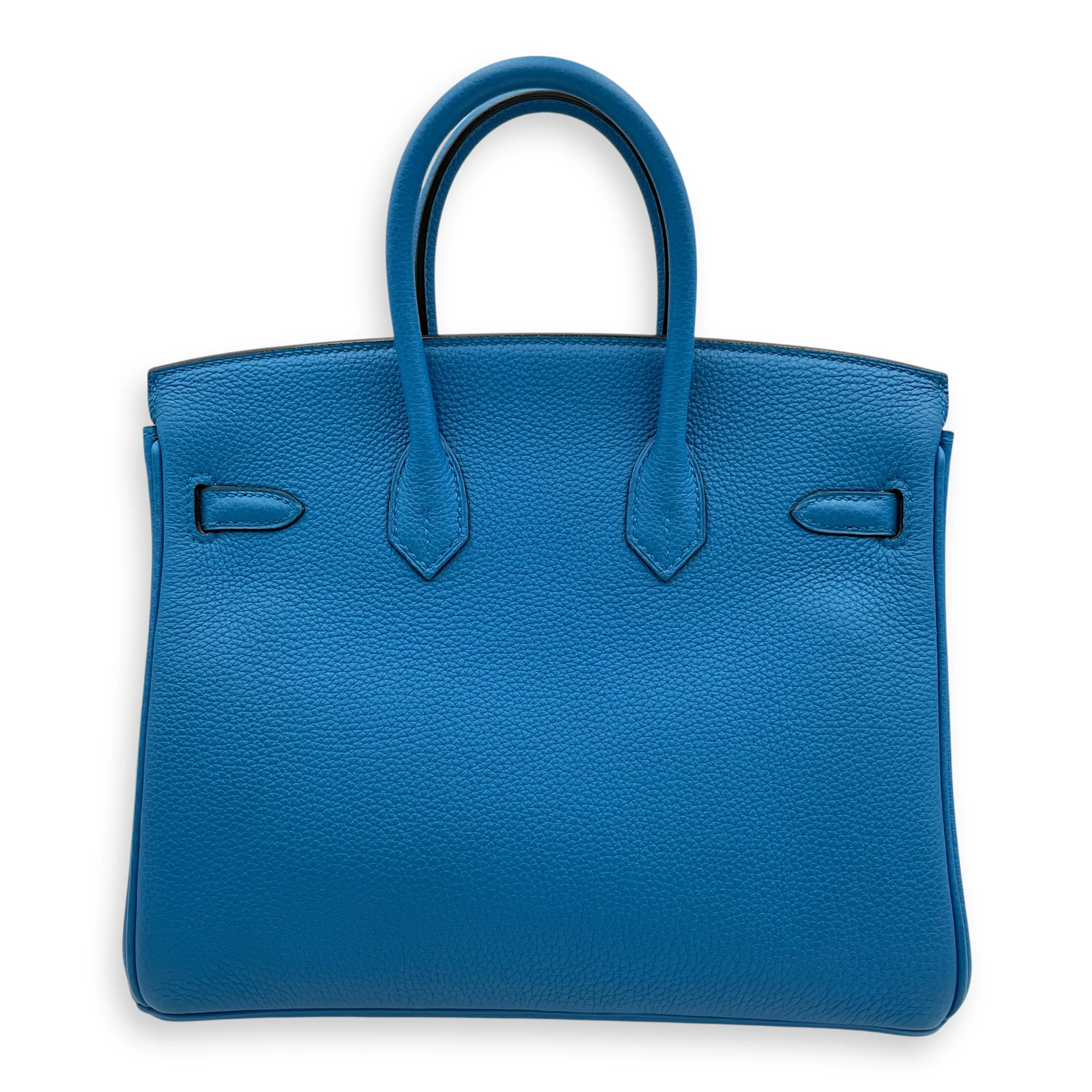 Birkin 25 Blue Zanzibar in Togo, Gold hardware