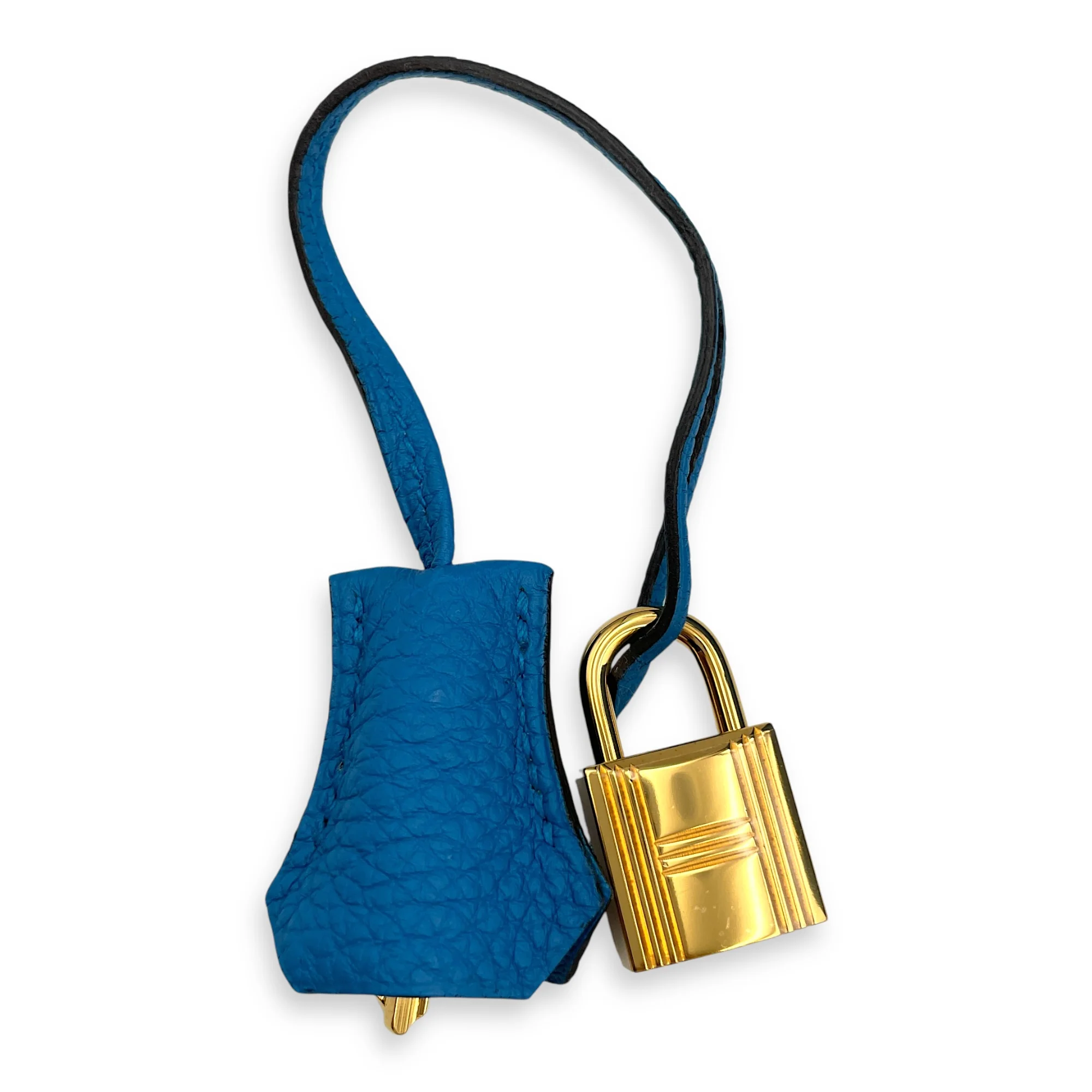 Birkin 25 Blue Zanzibar in Togo, Gold hardware