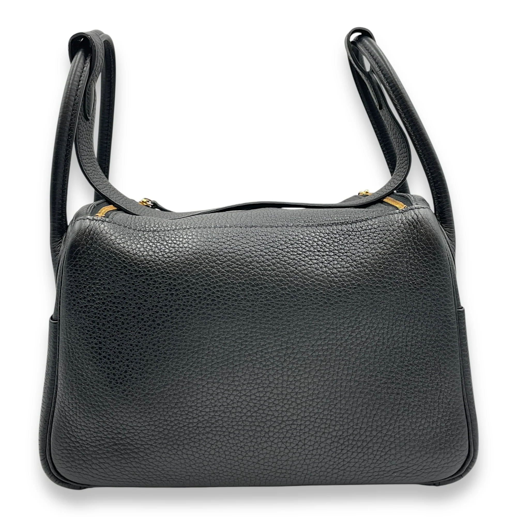 Lindy 26 Black in Clemence, Gold hardware