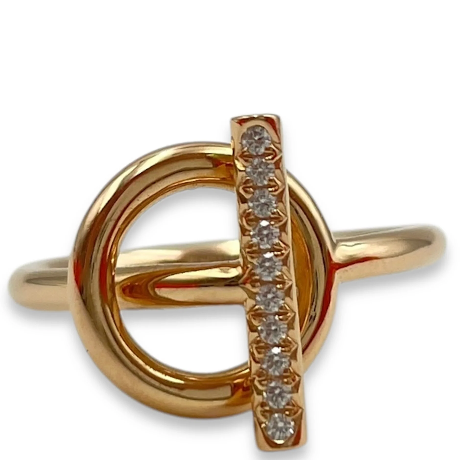 Echapee 54 Ring in Rose Gold Hardware