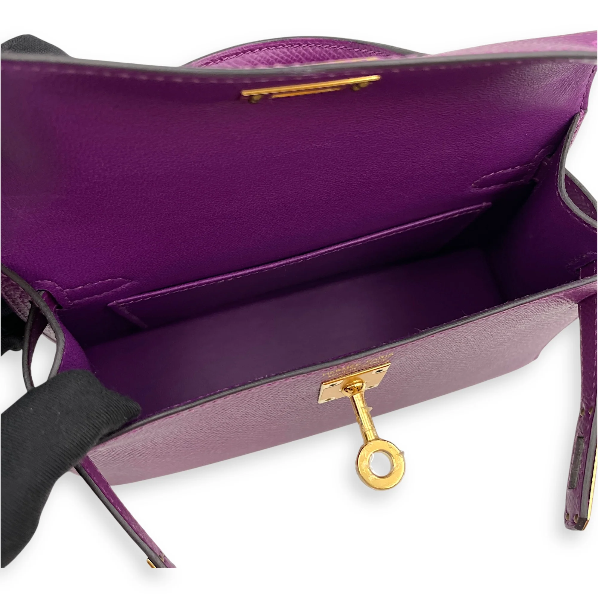 Sellier Kelly 20 Anemone in Epsom, Gold hardware