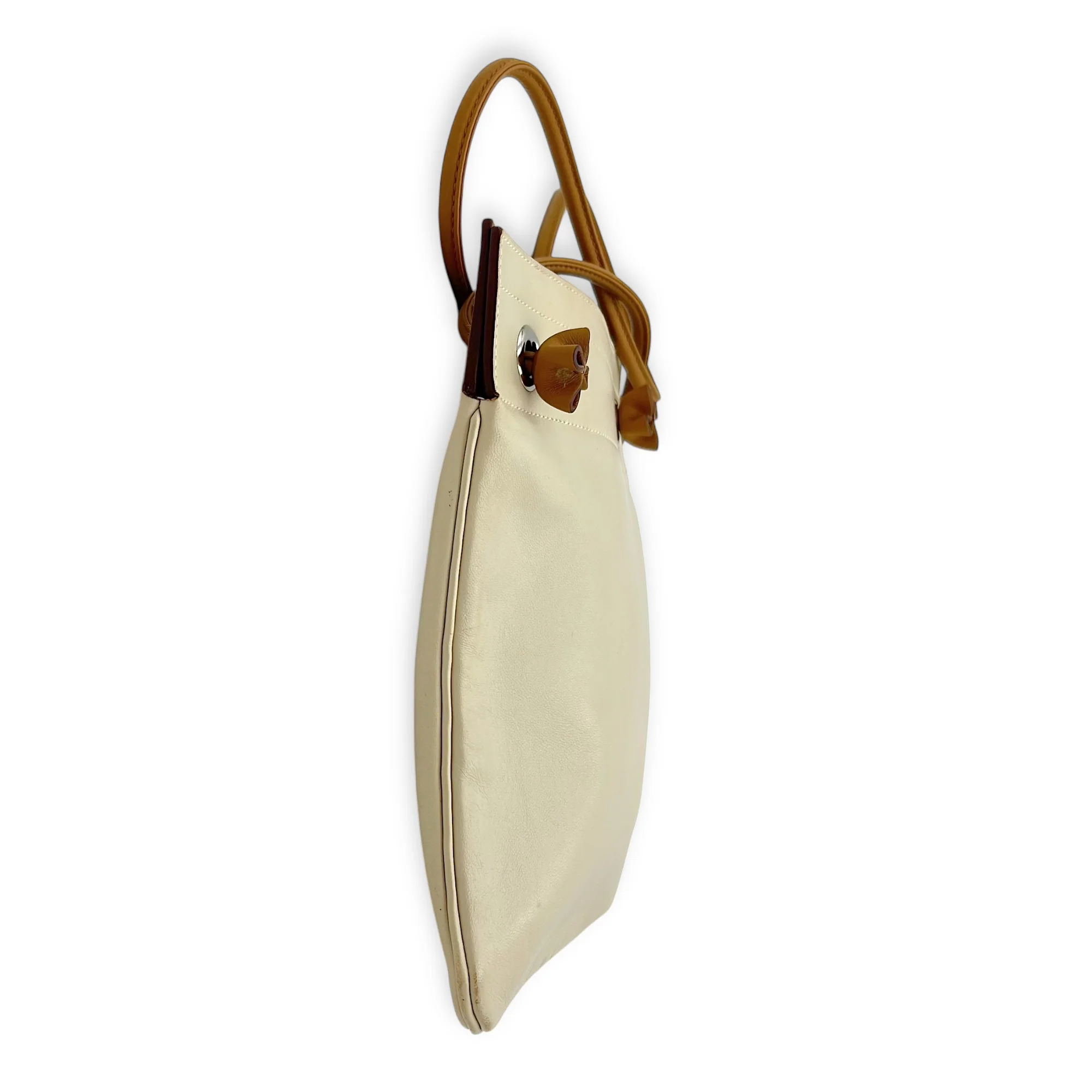 Aline Mini Neutral in Milo Lambskin Swift