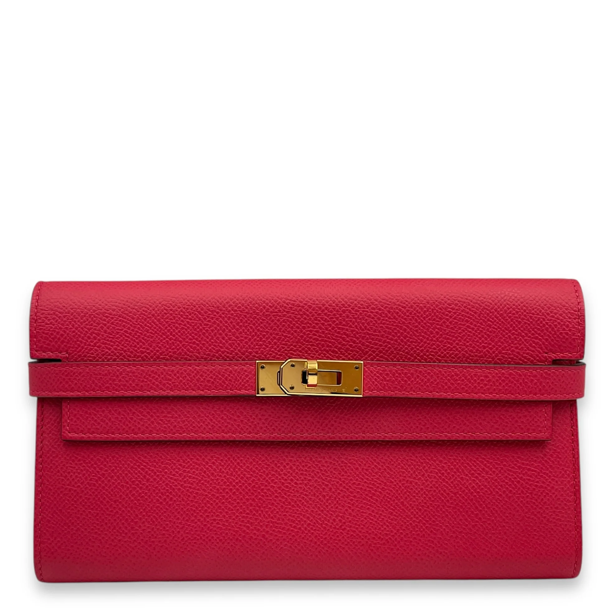 Kelly Rose Extreme Wallet in Epsom, Gold hardware
