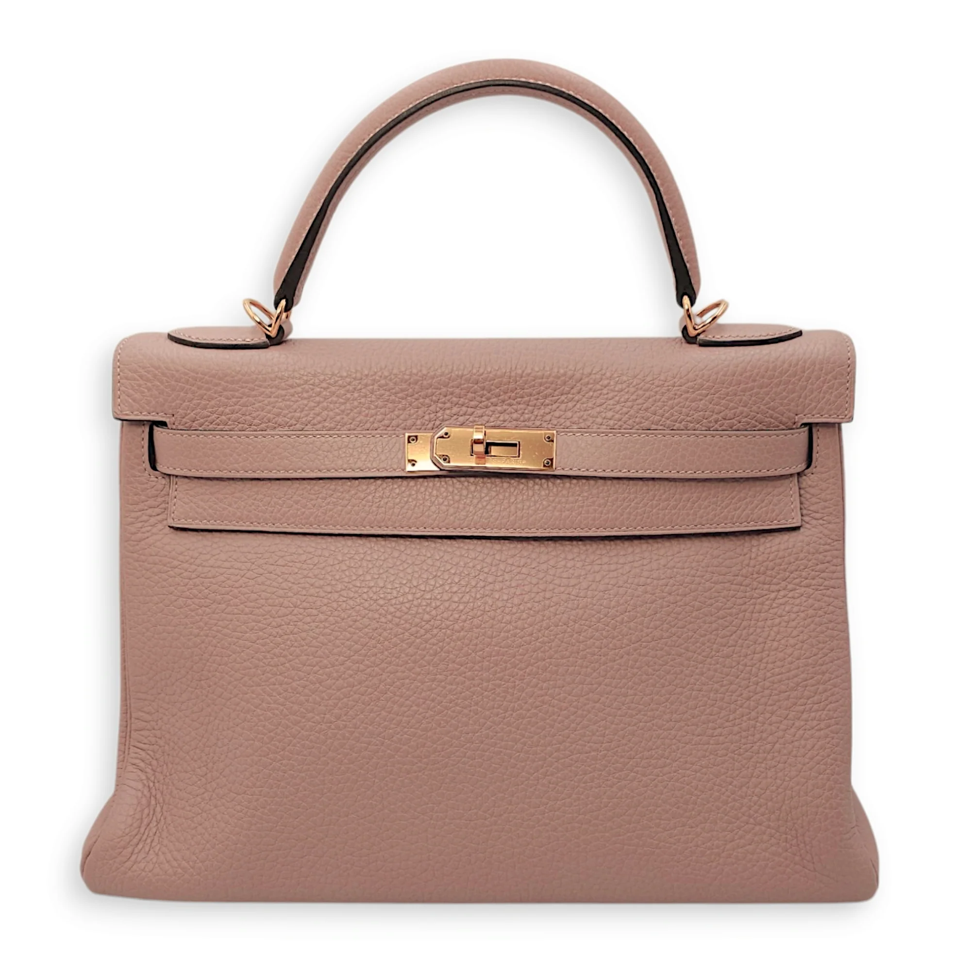 Kelly 32 Glycine in Clemence, Gold hardware
