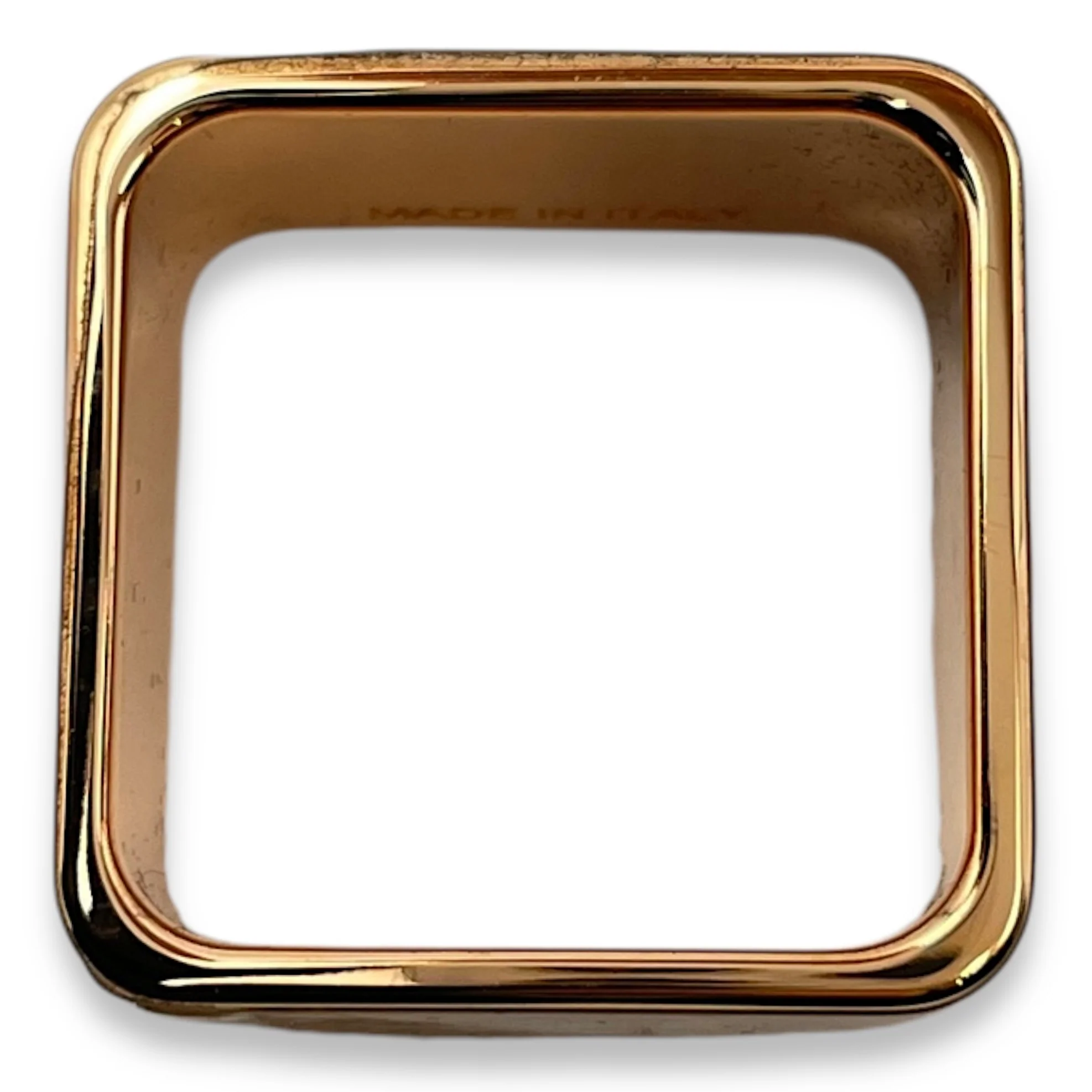 Bolduc Rose Gold Hardware Scarf Ring, Rose Gold hardware