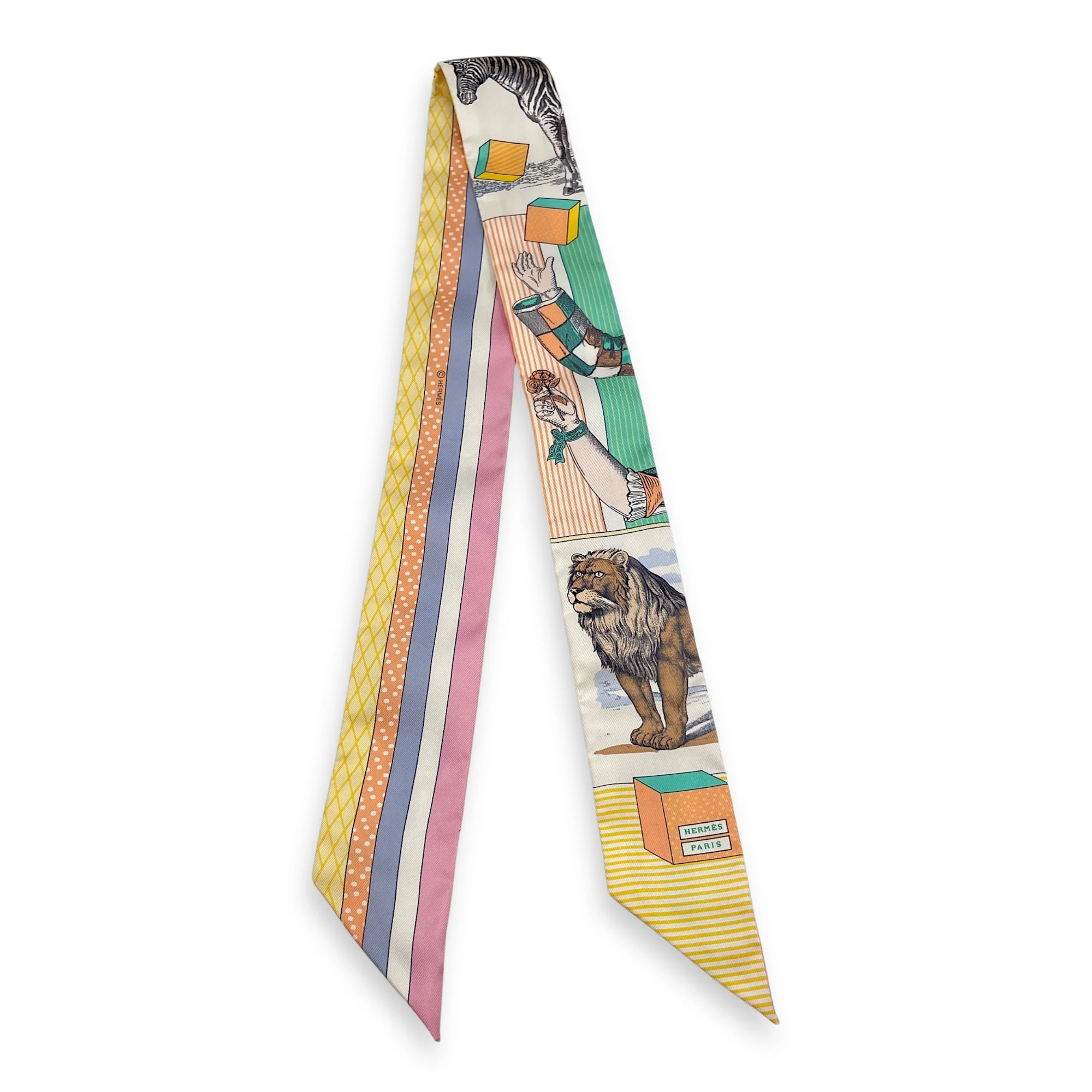 Grand Theatre Nouveau Multi-colour Twilly (Pair)