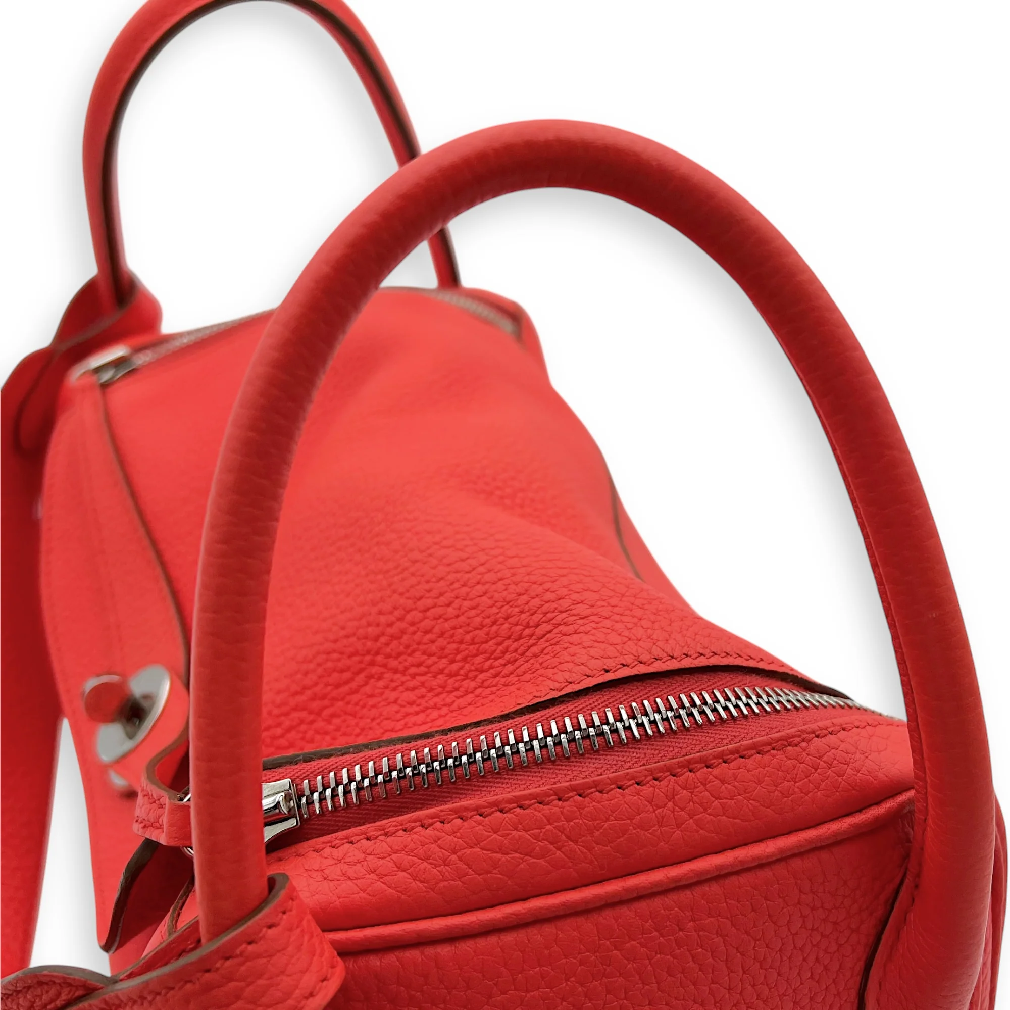 Lindy 30 Capucine Top Handle Bag in Clemence, Palladium hardware