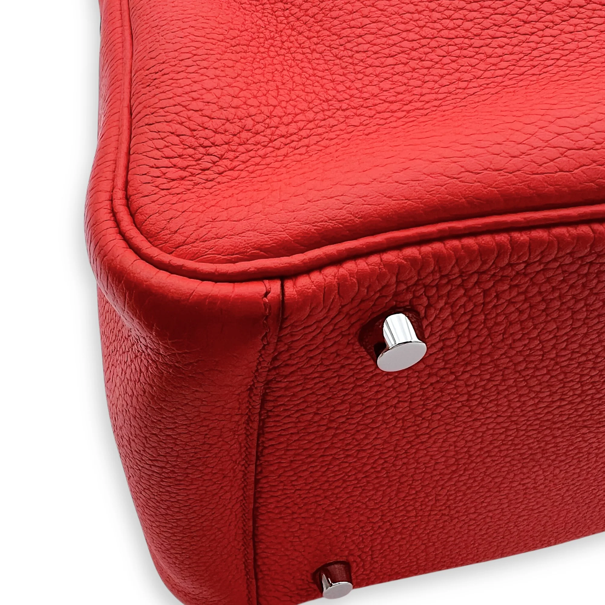 Lindy 30 Capucine Top Handle Bag in Clemence, Palladium hardware