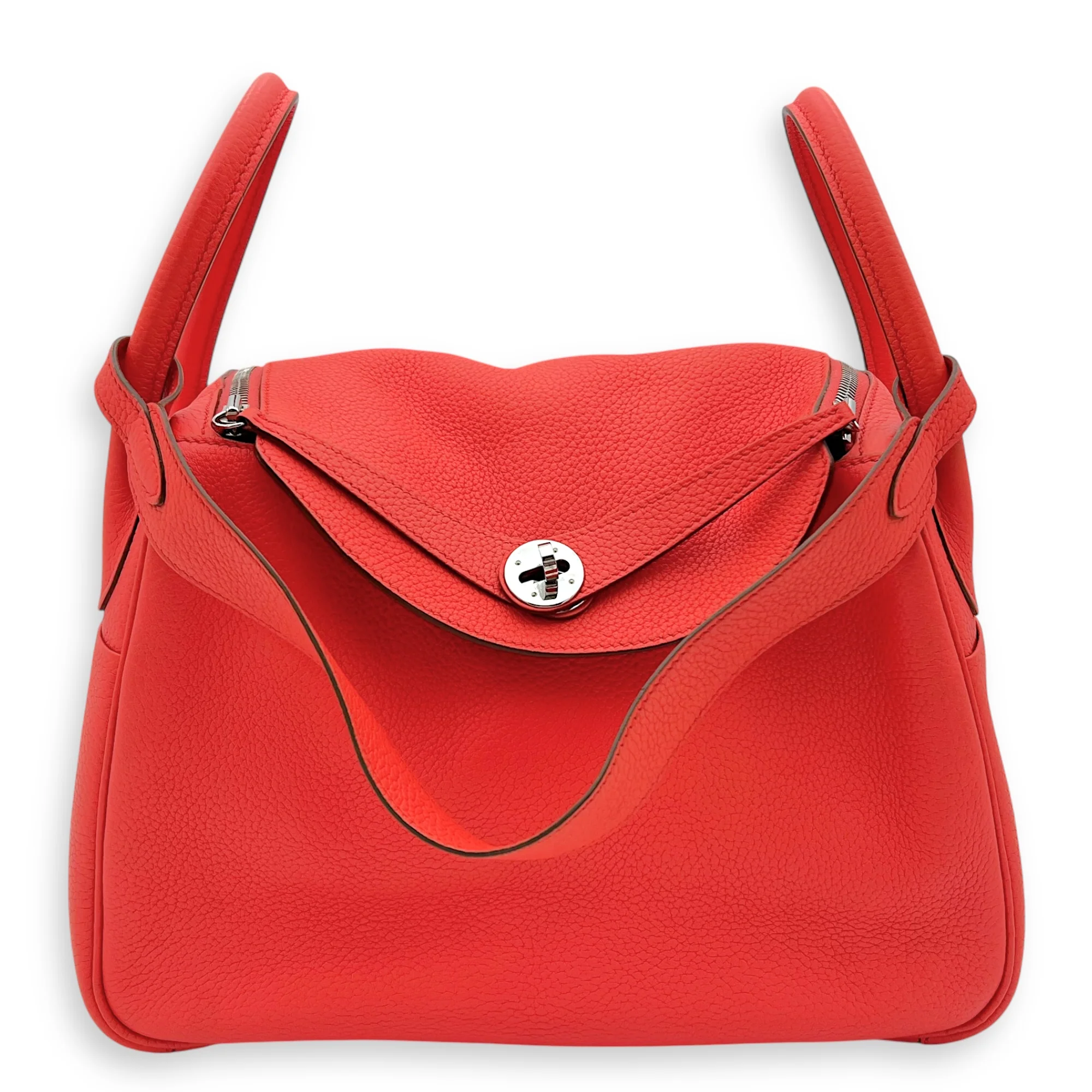 Lindy 30 Capucine Top Handle Bag in Clemence, Palladium hardware