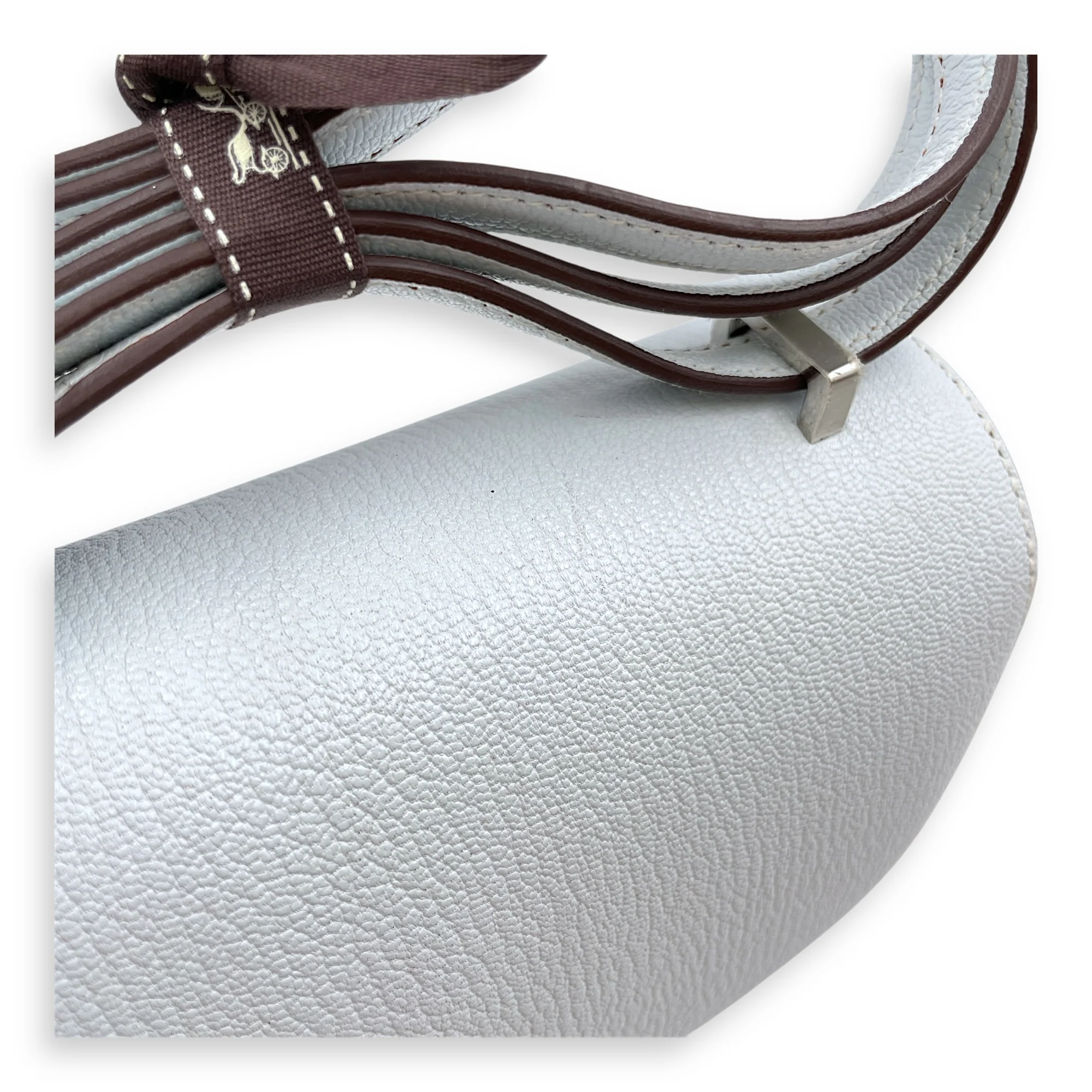 Constance 18 Blue Brume in Chevre Mysore, Palladium hardware