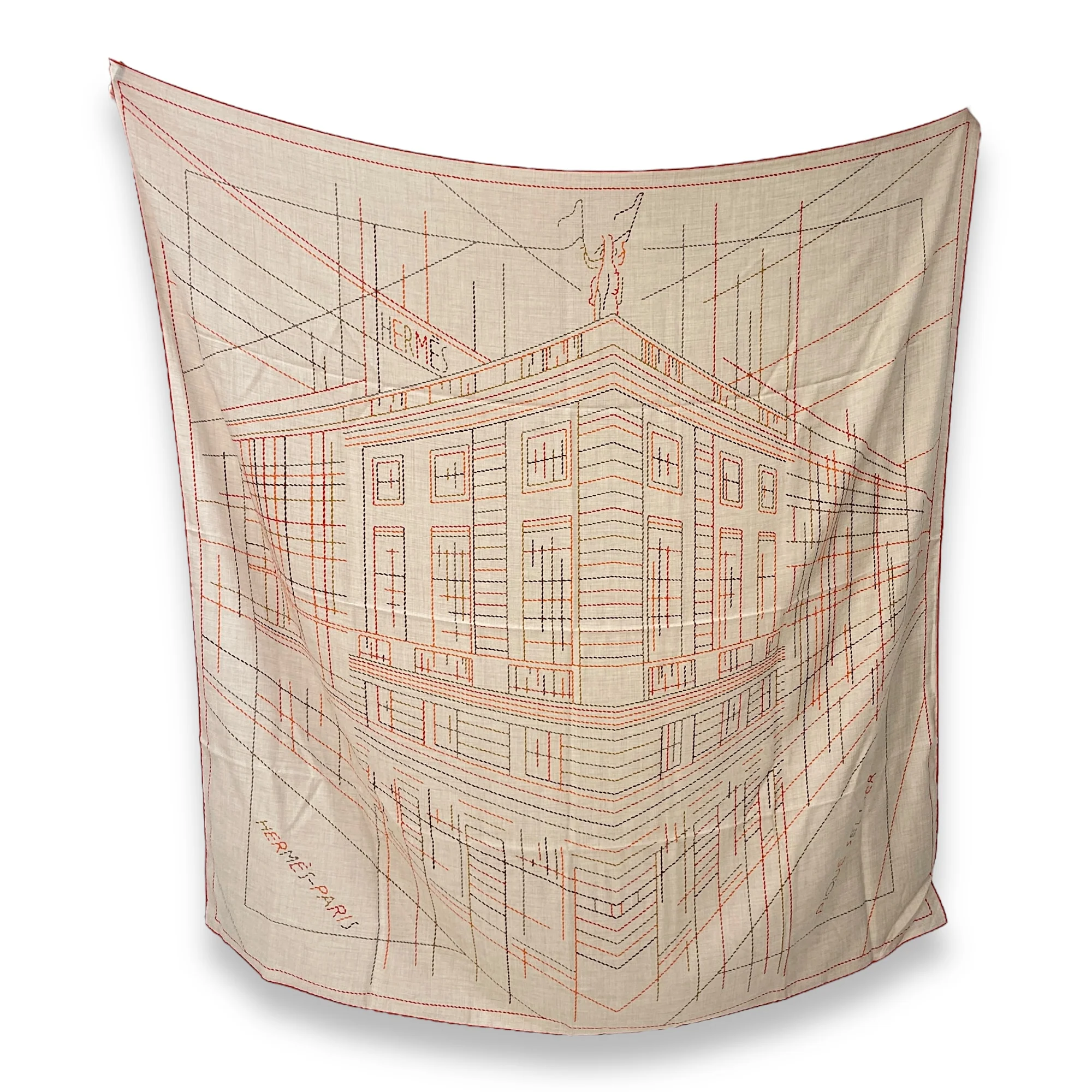 Pique Sellier 140 Shawl in Cashmere