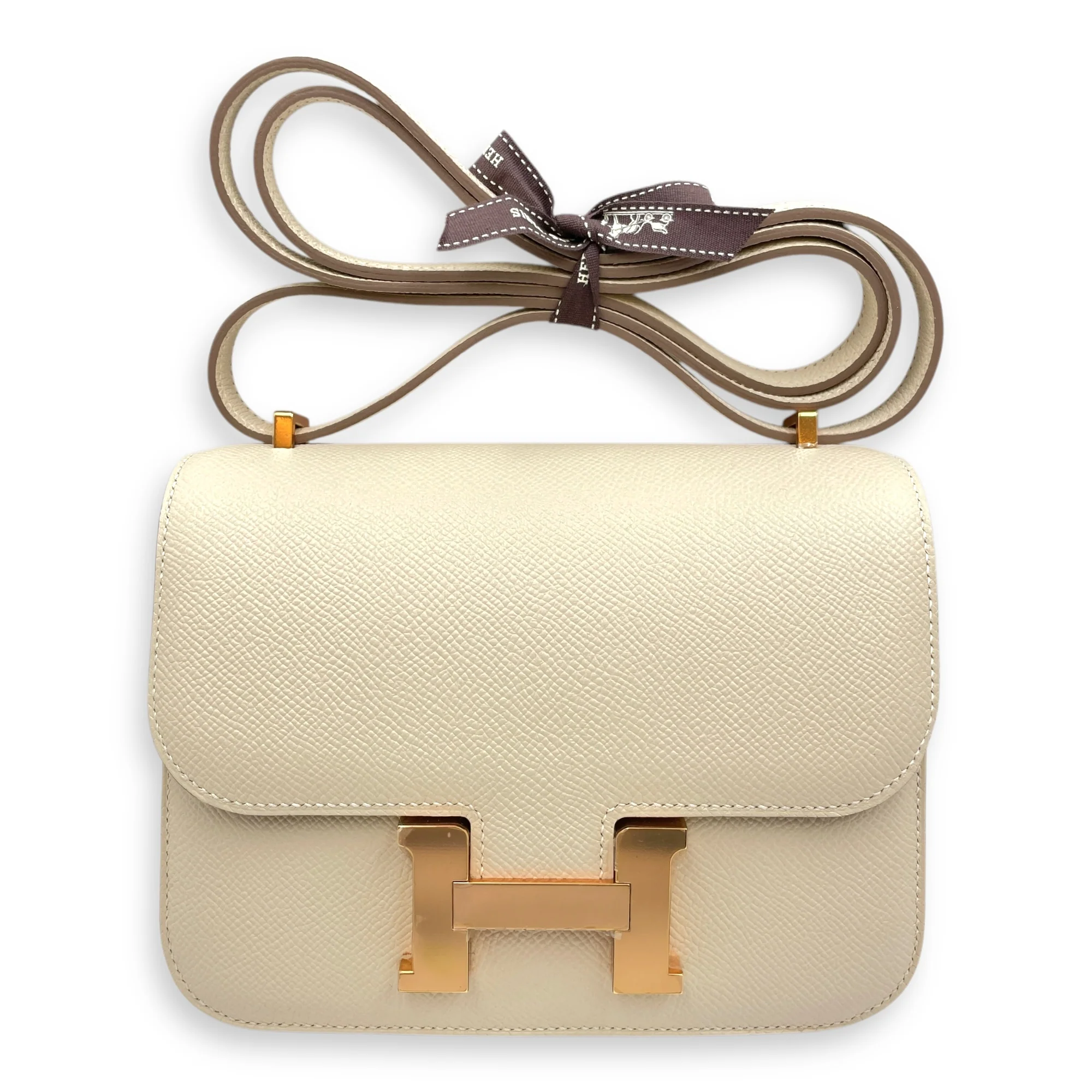 Constance 18 Craie in Epsom, Rose Gold hardware