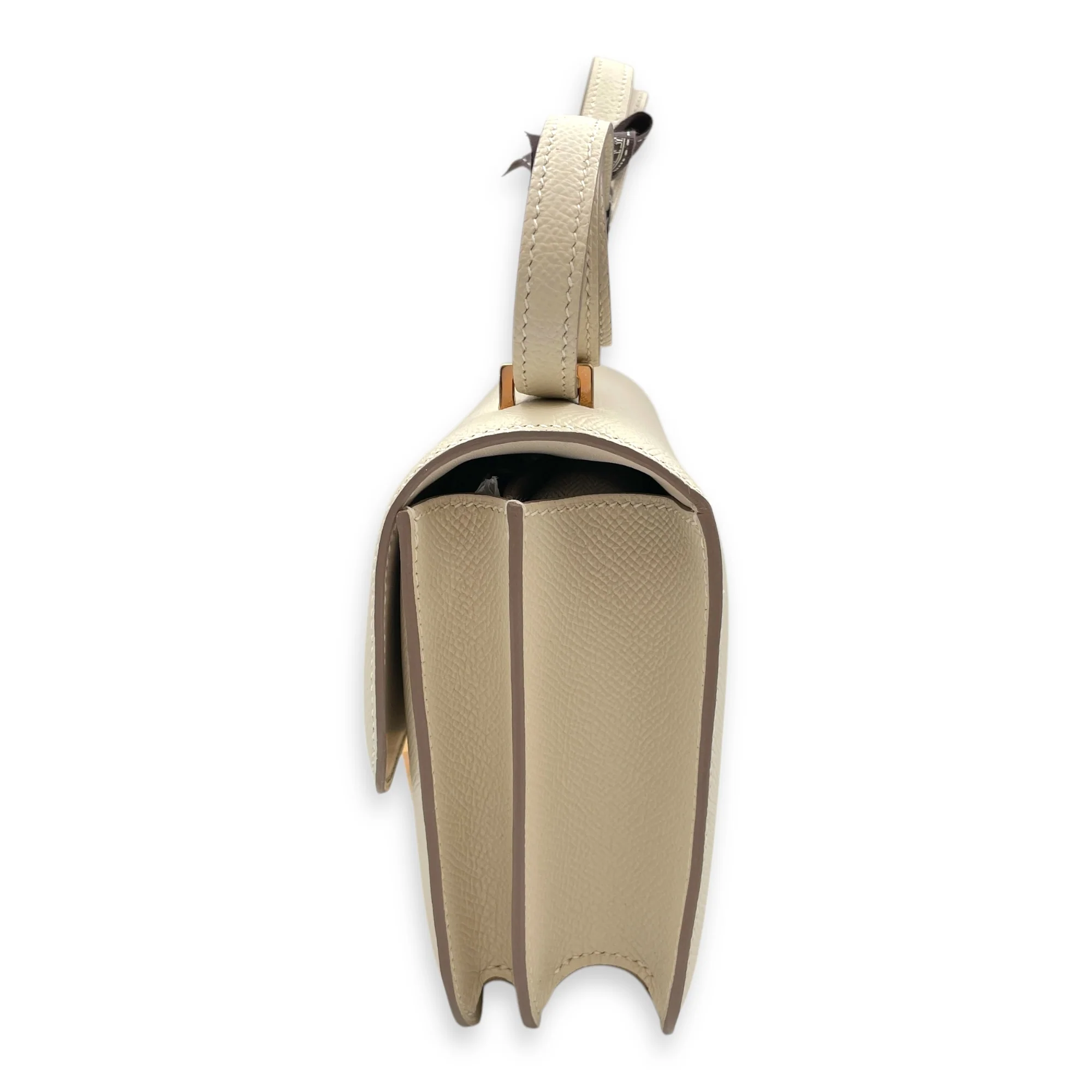 Constance 18 Craie in Epsom, Rose Gold hardware