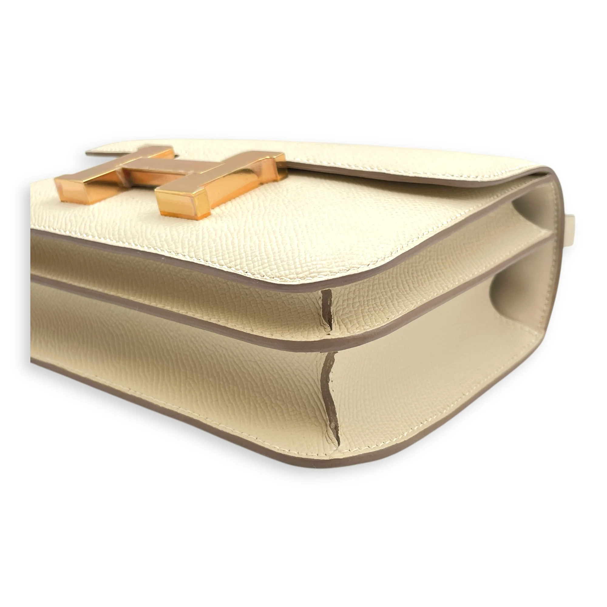Constance 18 Craie in Epsom, Rose Gold hardware