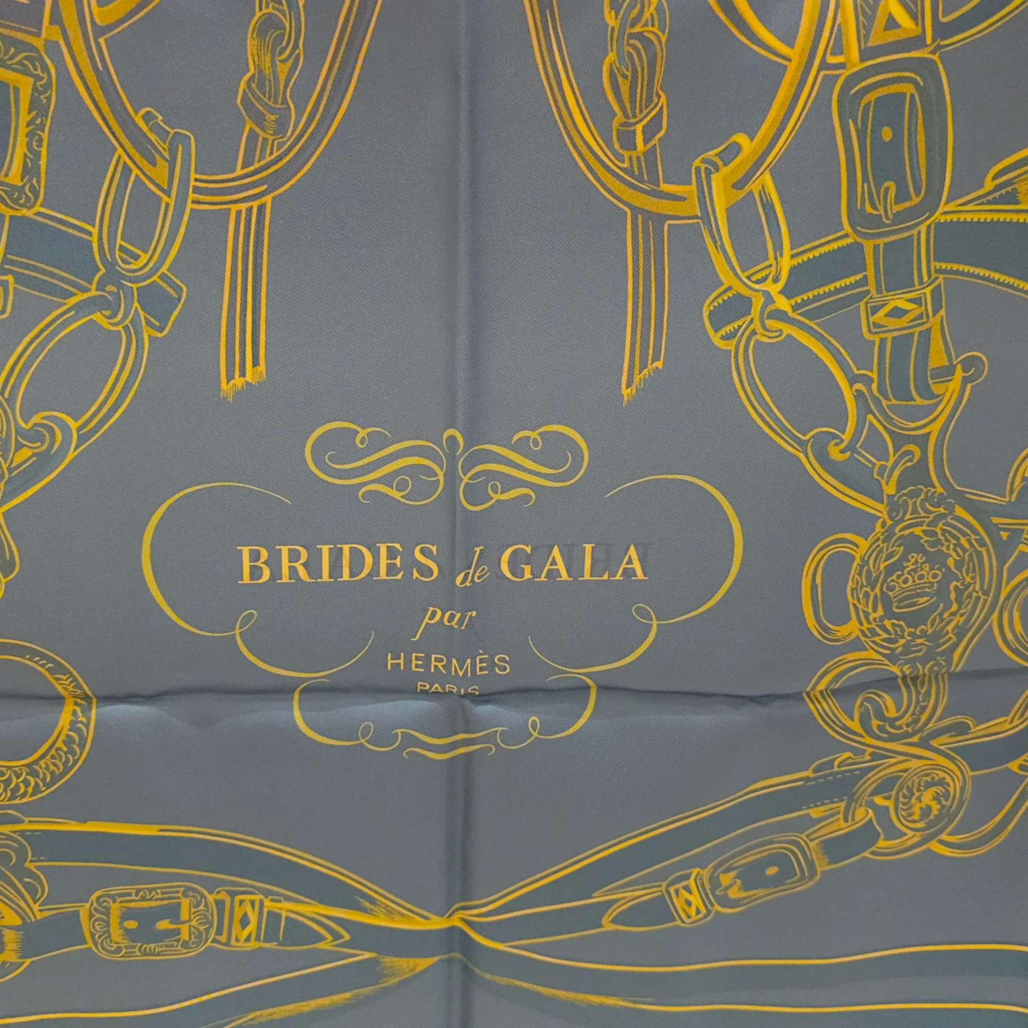 Brides De Gala 90 Rose/Vert Double Face Scarf