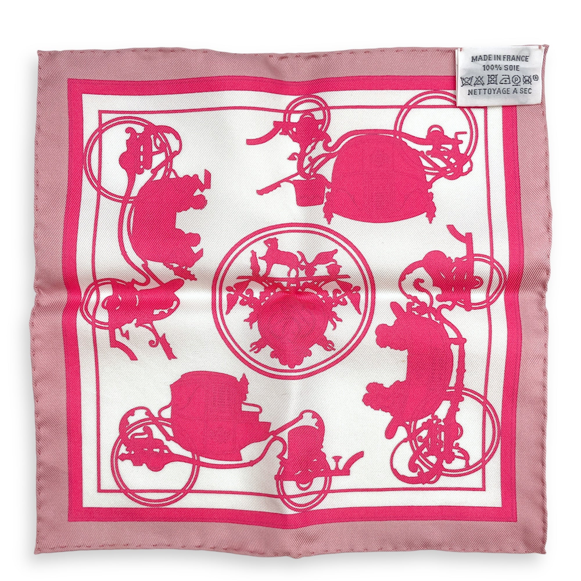 Ex-Libris Nano Scarf 20 cm Rose Scarf in Silk