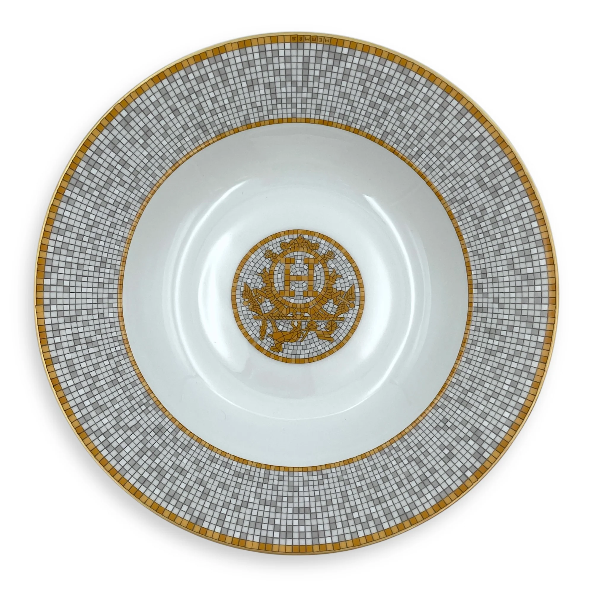Mosaique Au 24 Gold Soup Plate Tableware