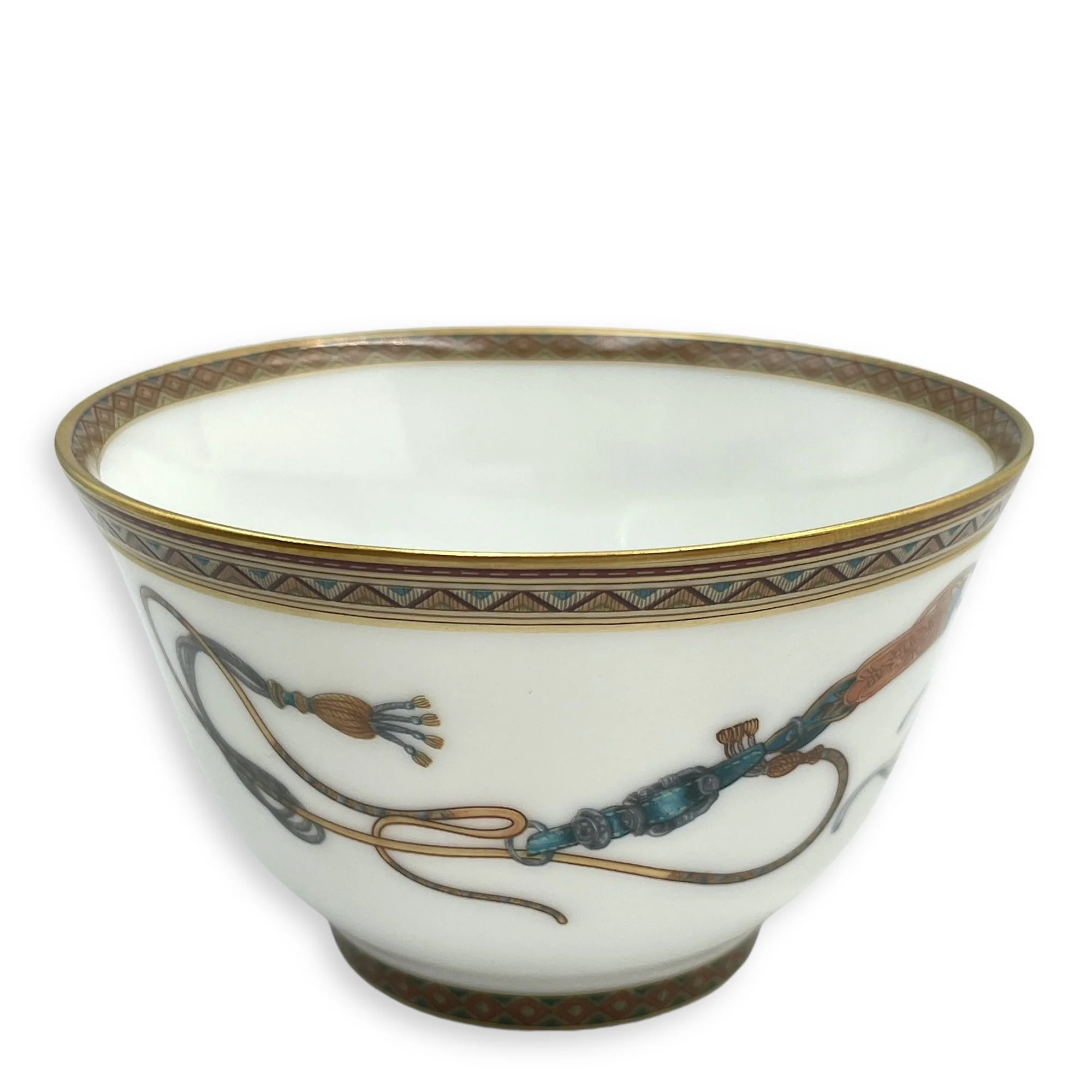 Cheval d’Orient tea cup with lid and saucer Large MultiColor Tableware