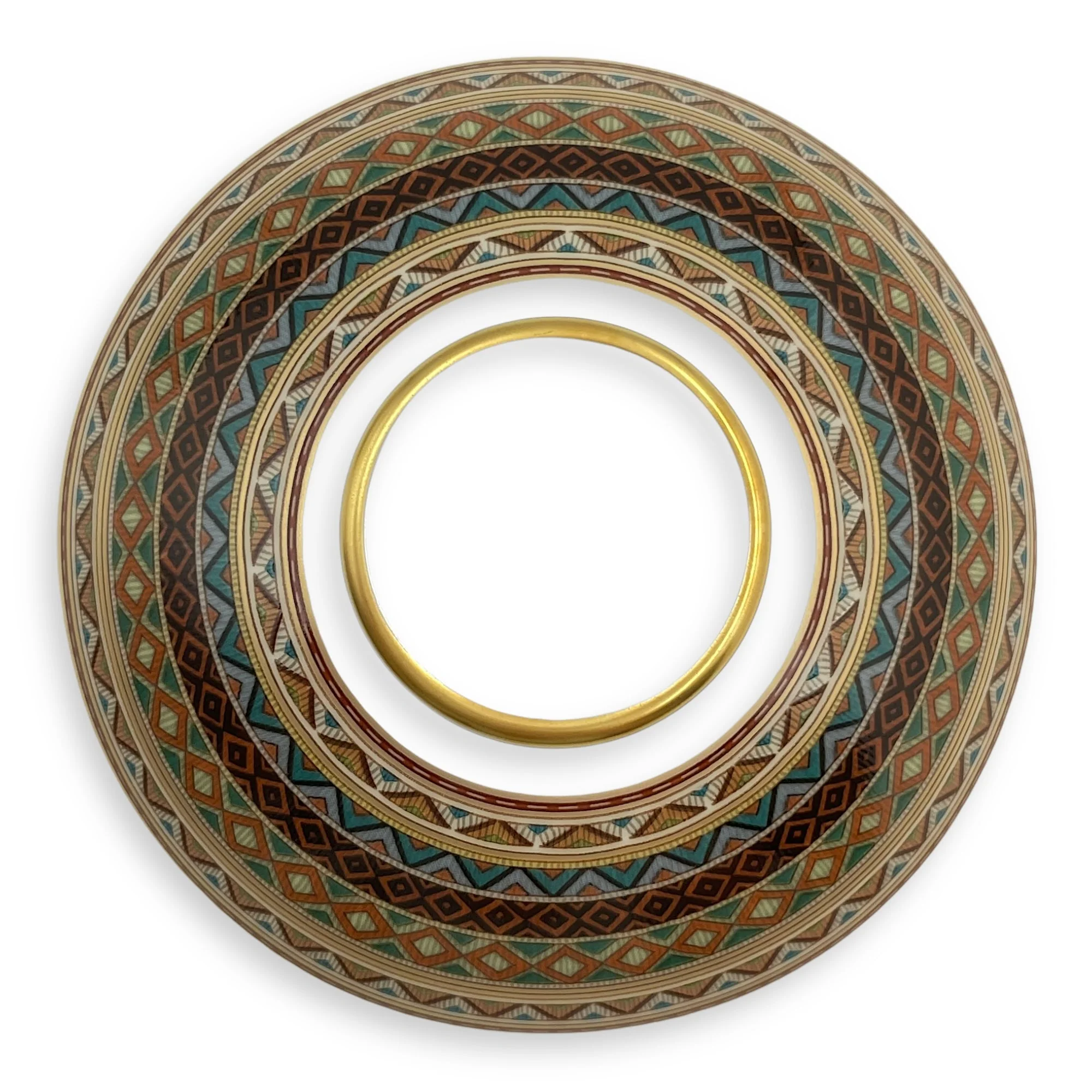 Cheval d’Orient tea cup with lid and saucer Large MultiColor Tableware