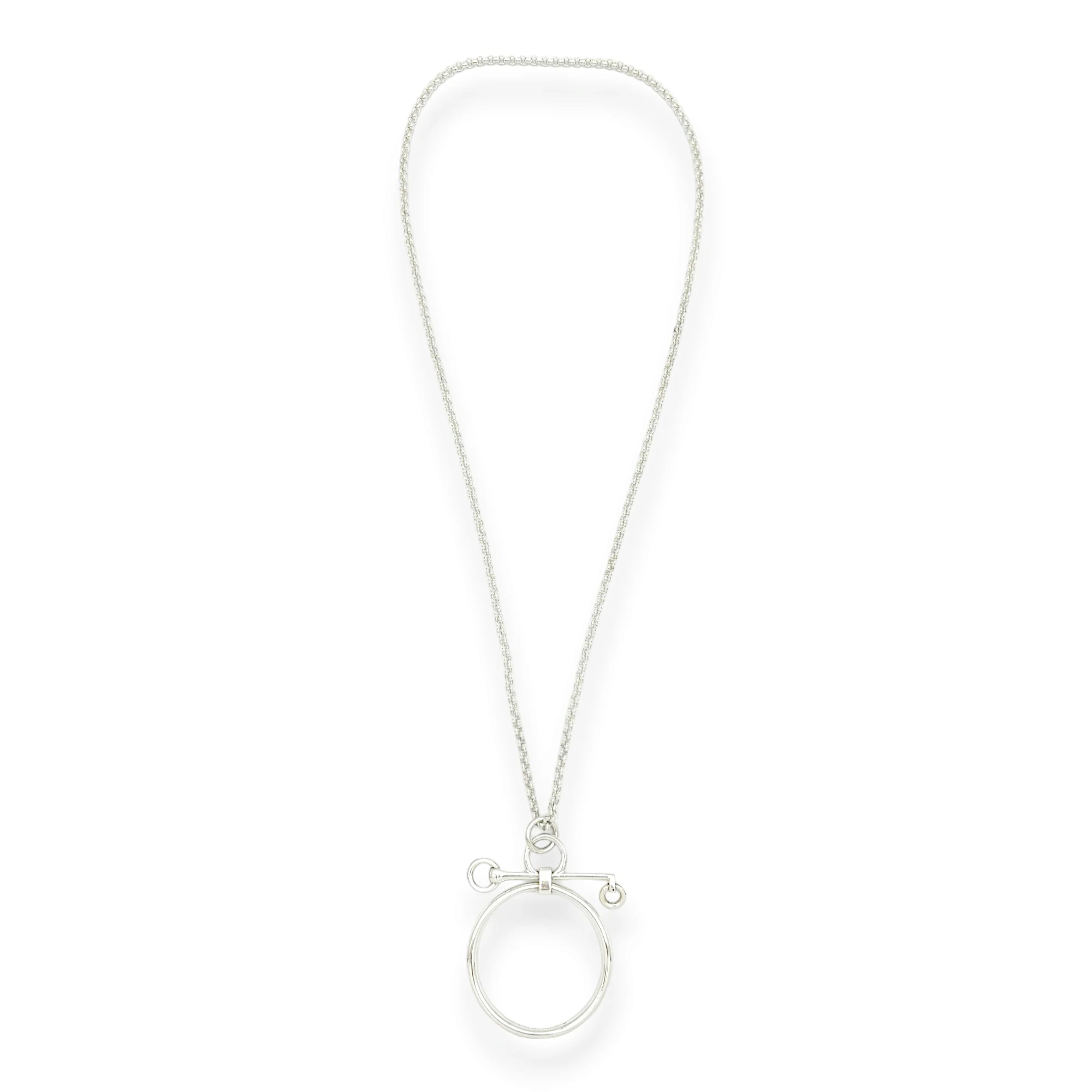 Mors De Bride Large Silver Necklace