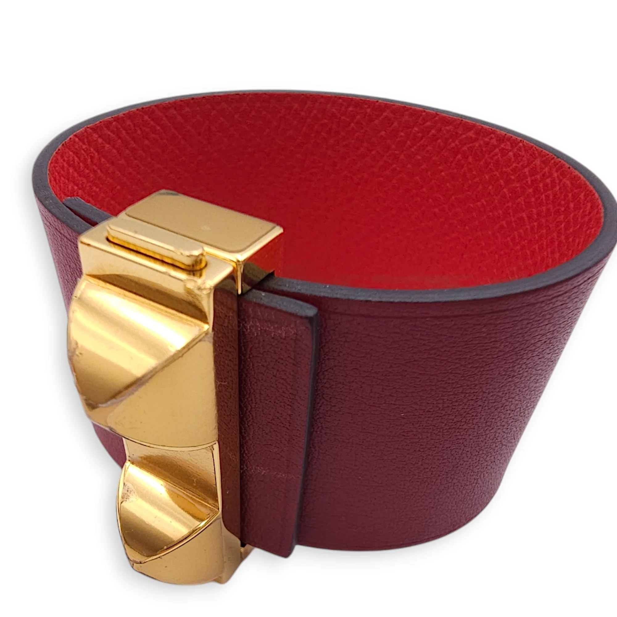 Imprevisible PM Red Bracelet, Gold hardware