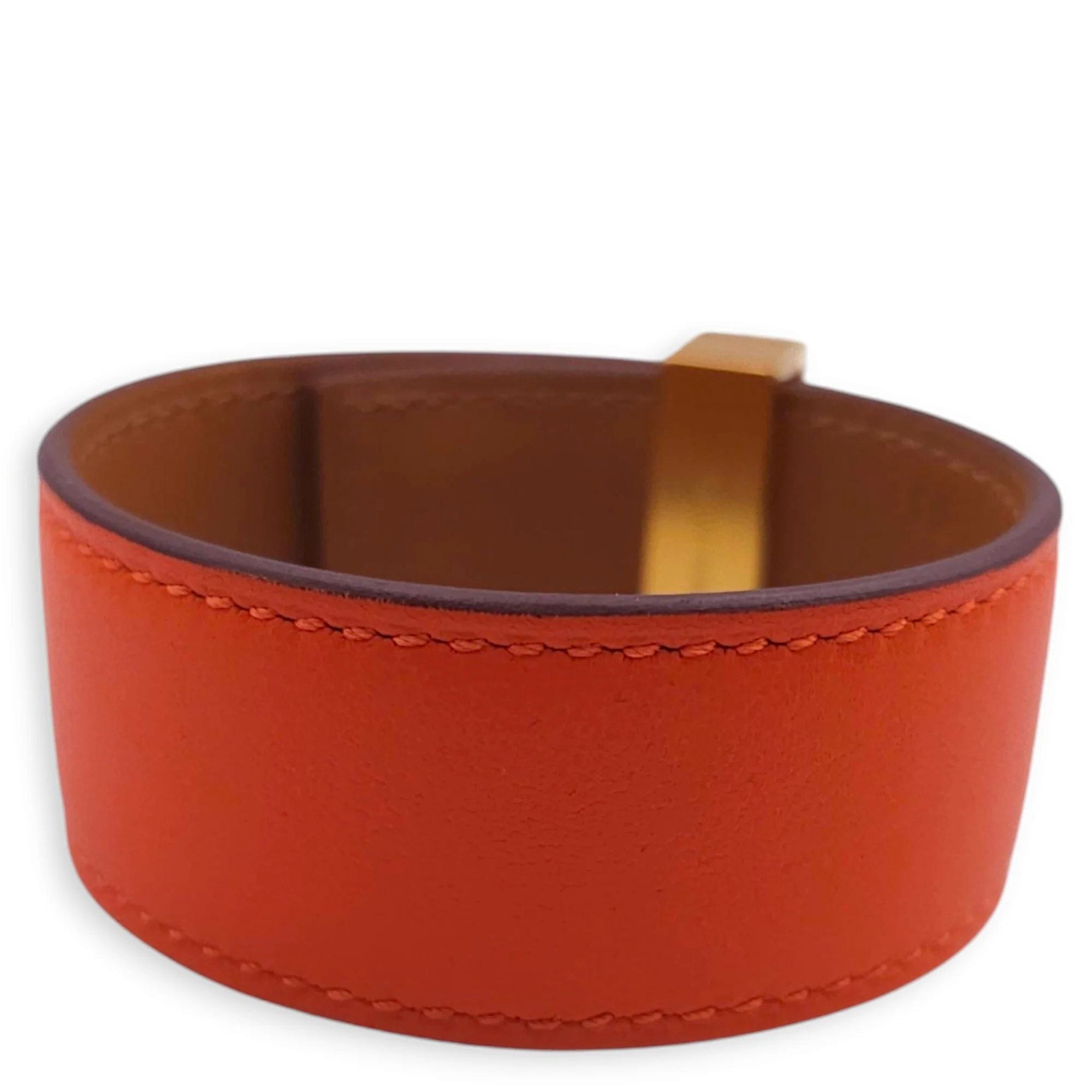 CDC 24 T2 Orange Bracelet, Gold hardware