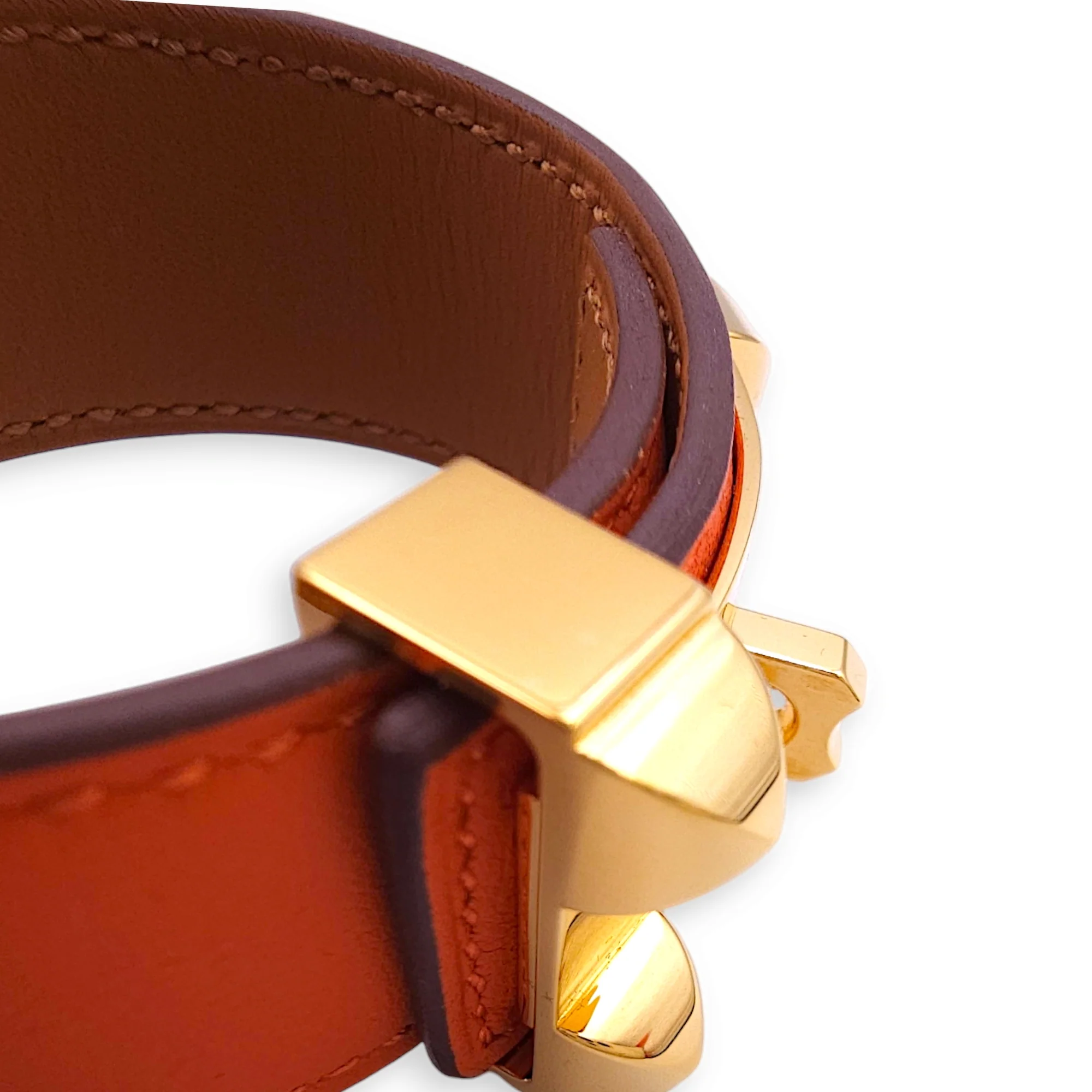 CDC 24 T2 Orange Bracelet, Gold hardware