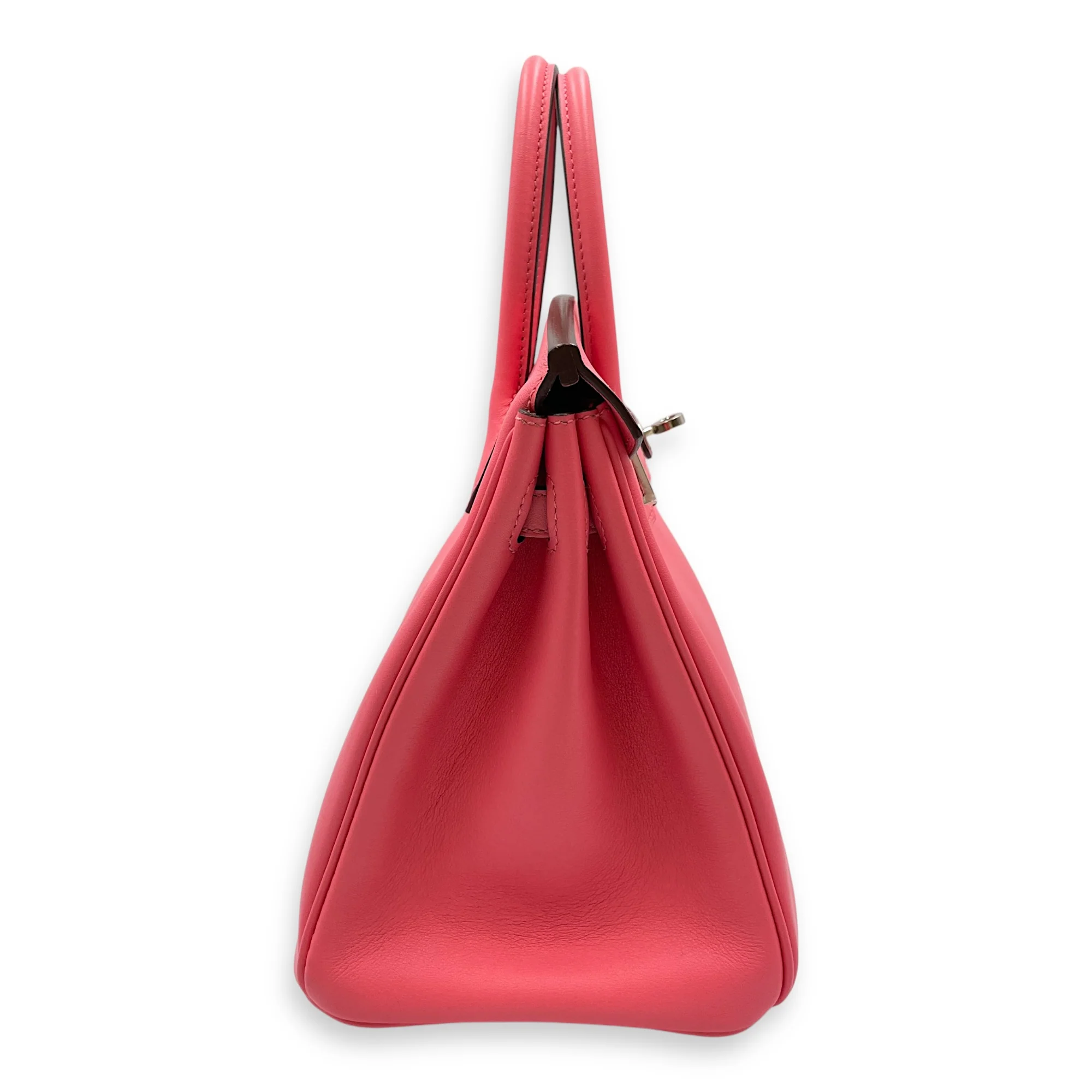 Birkin 25 Rose Azalee in Swift, Palladium hardware